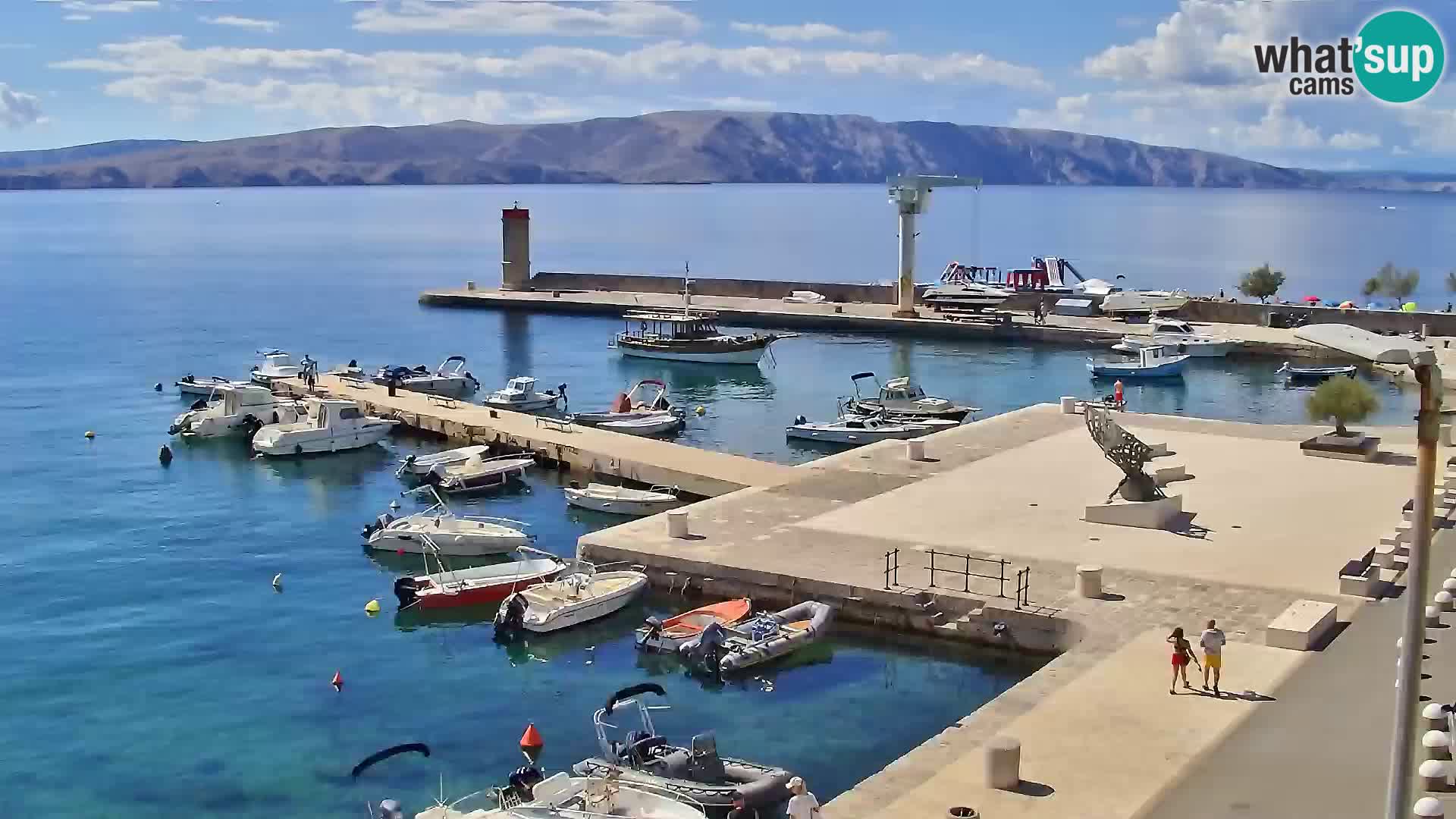 Senj camera en vivo – Vista panorámica de Senj riva