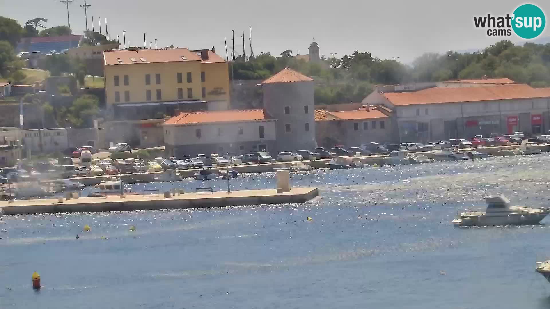 Kamera u živo Senj – Panoramski pogled na senjsku rivu
