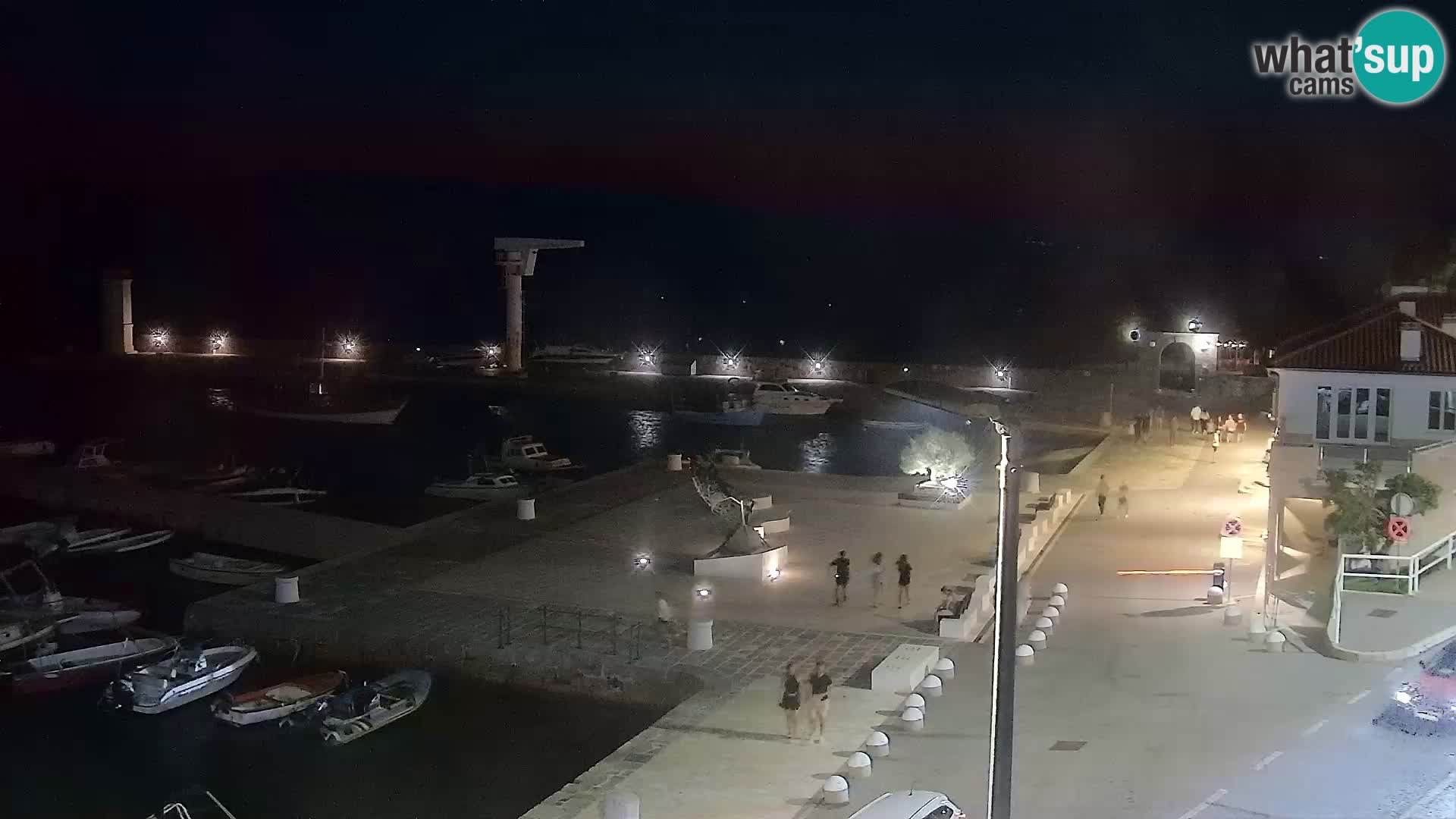 Senj camera en vivo – Vista panorámica de Senj riva