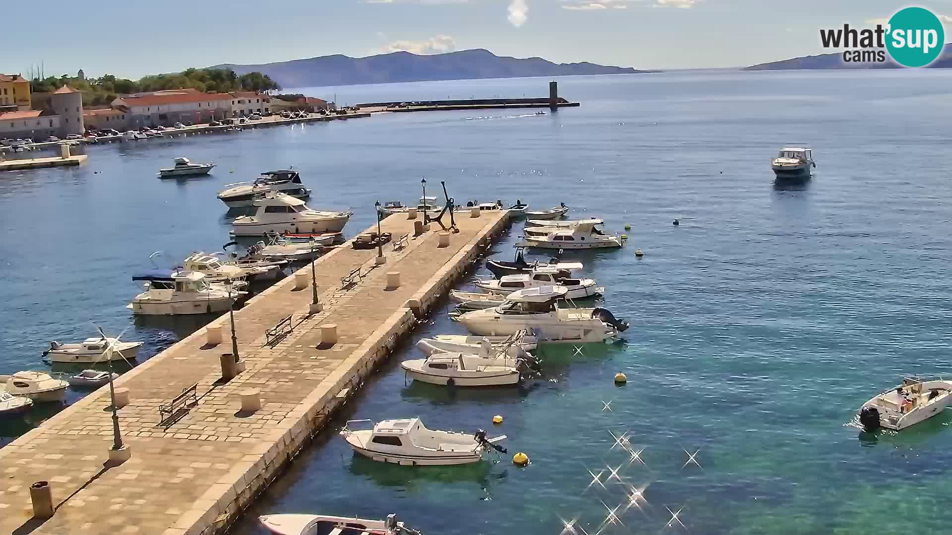 Senj camera en vivo – Vista panorámica de Senj riva