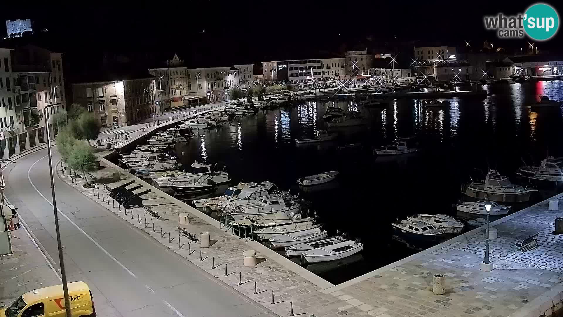 Webcam Senj – Panoramablick auf die Riva Senj