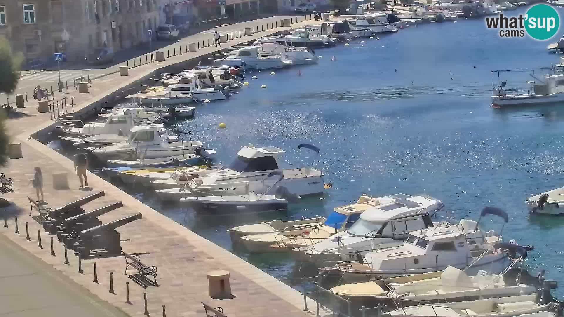 Kamera u živo Senj – Panoramski pogled na senjsku rivu