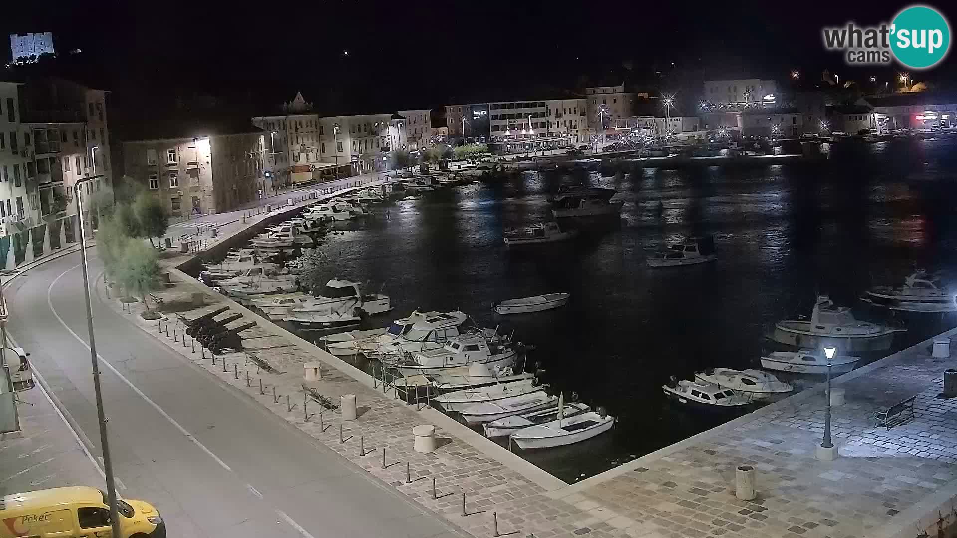 Kamera u živo Senj – Panoramski pogled na senjsku rivu