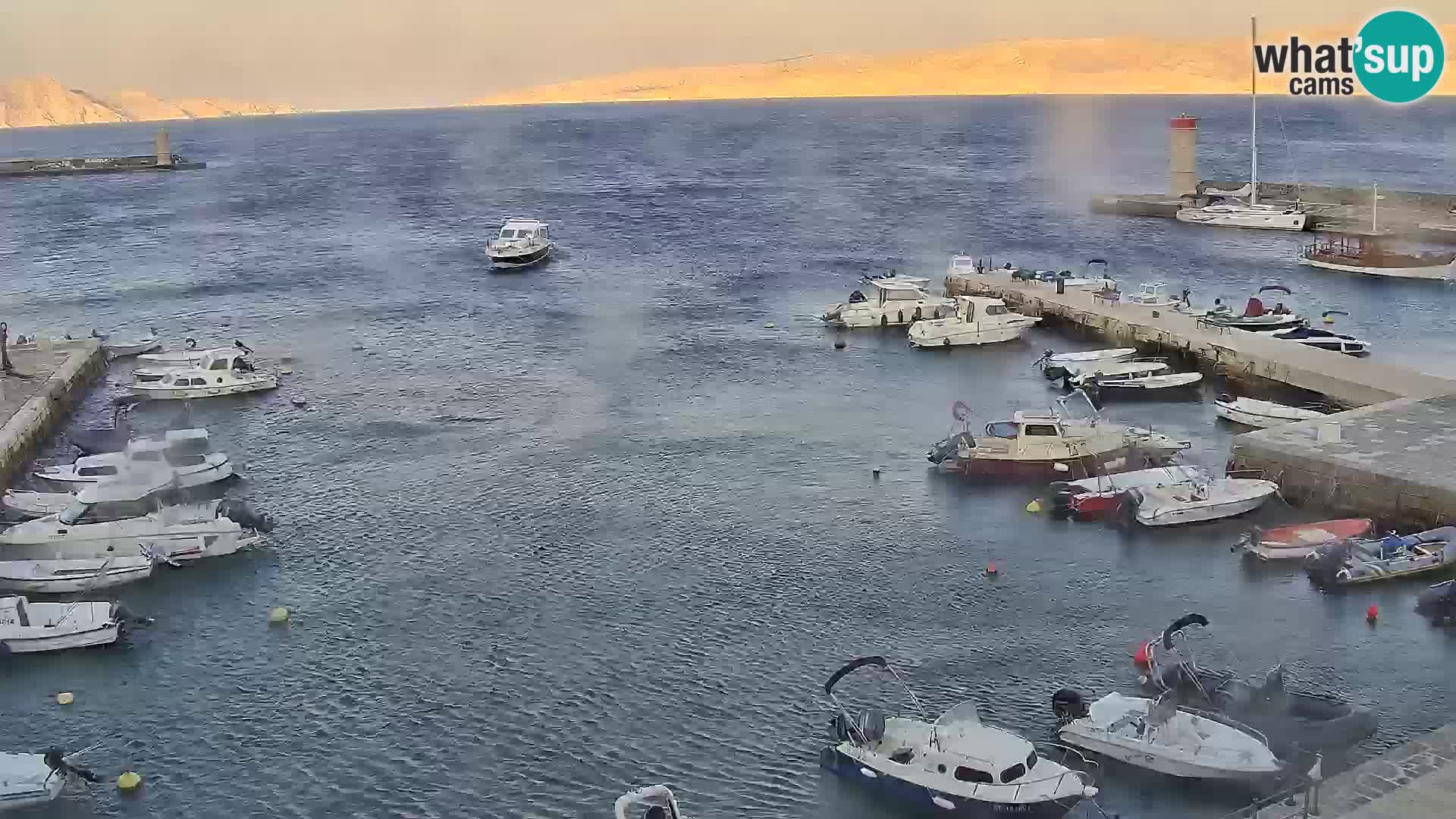 Kamera u živo Senj – Panoramski pogled na senjsku rivu