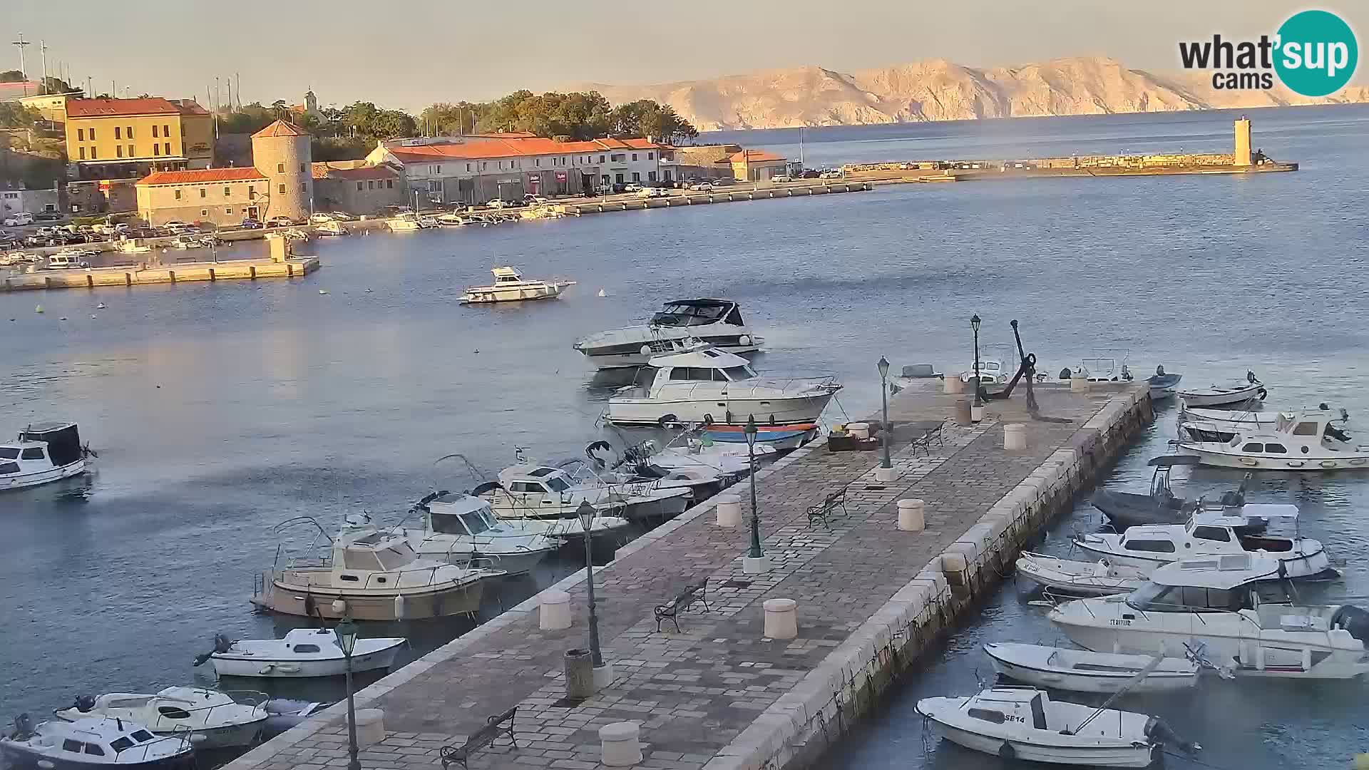 Senj Webcam – Panoramic view of Senj riva