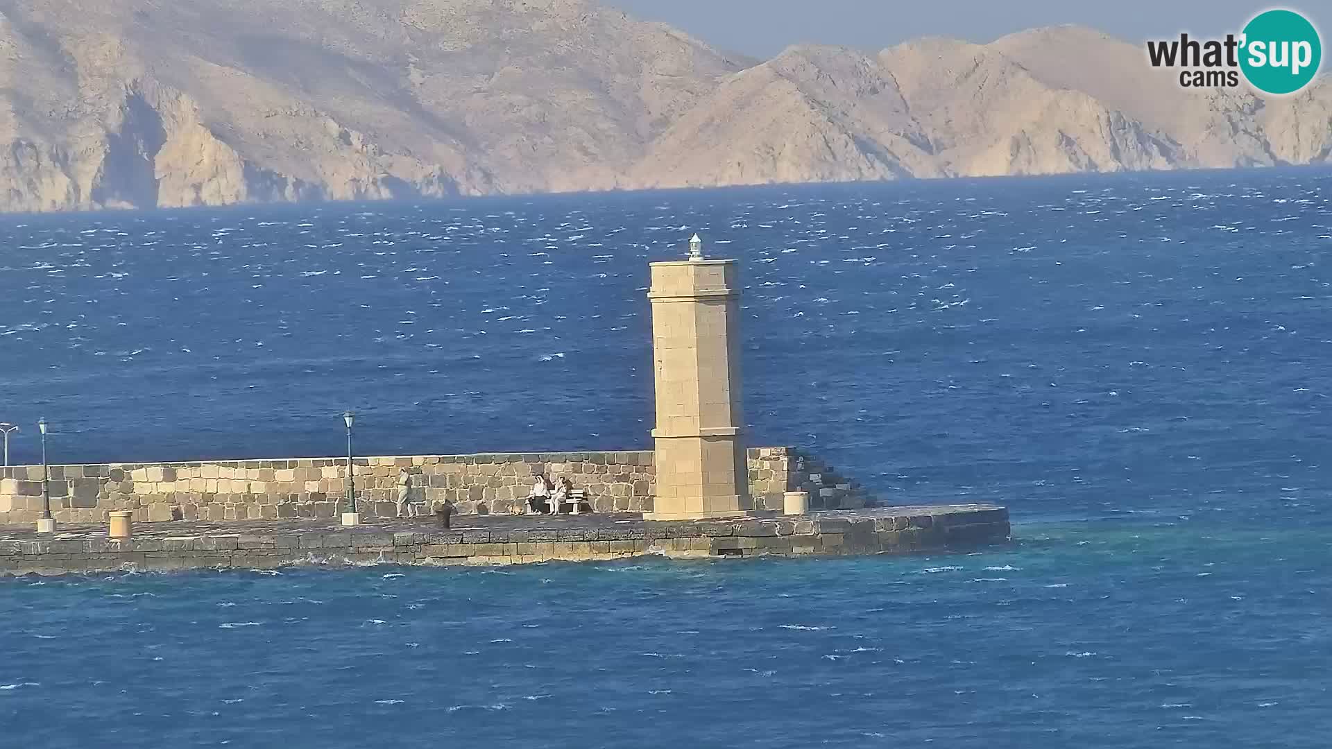 Senj camera en vivo – Vista panorámica de Senj riva