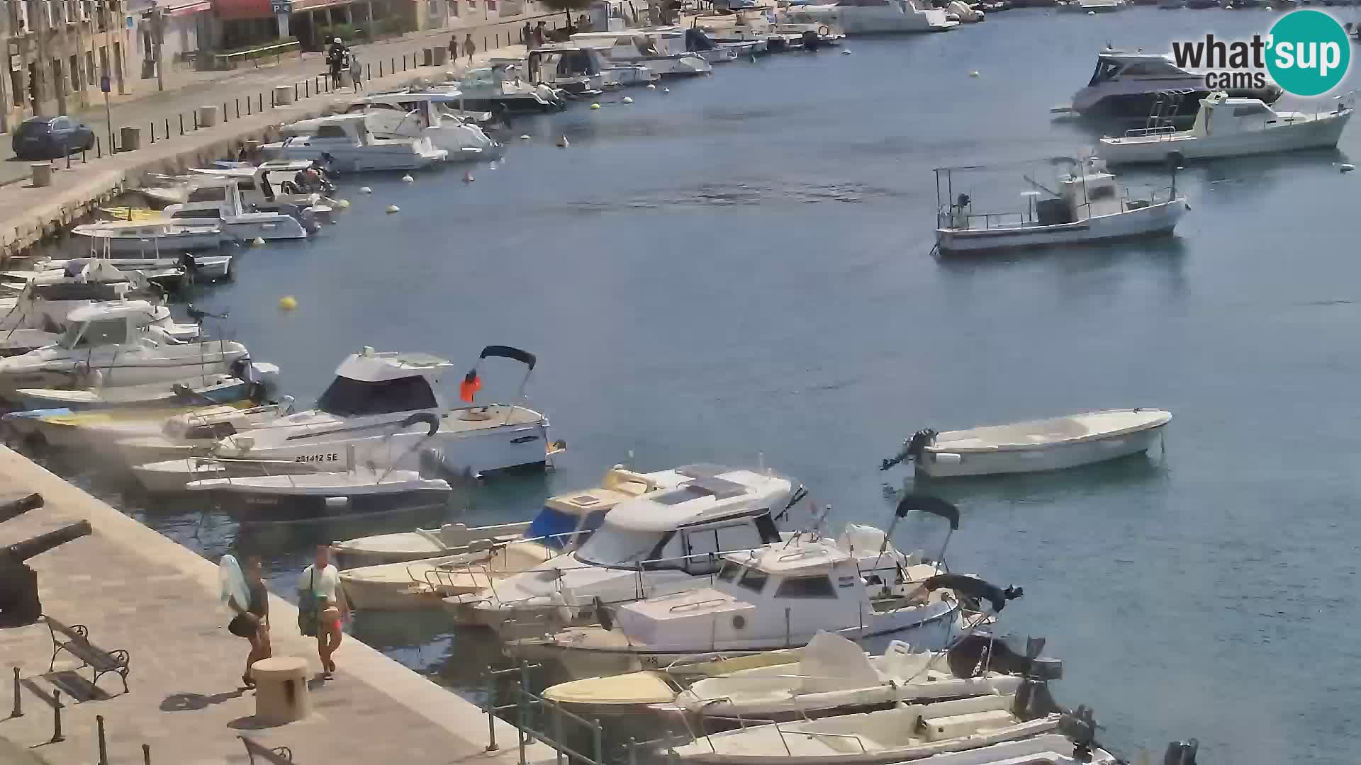 Webcam Senj – Panoramablick auf die Riva Senj