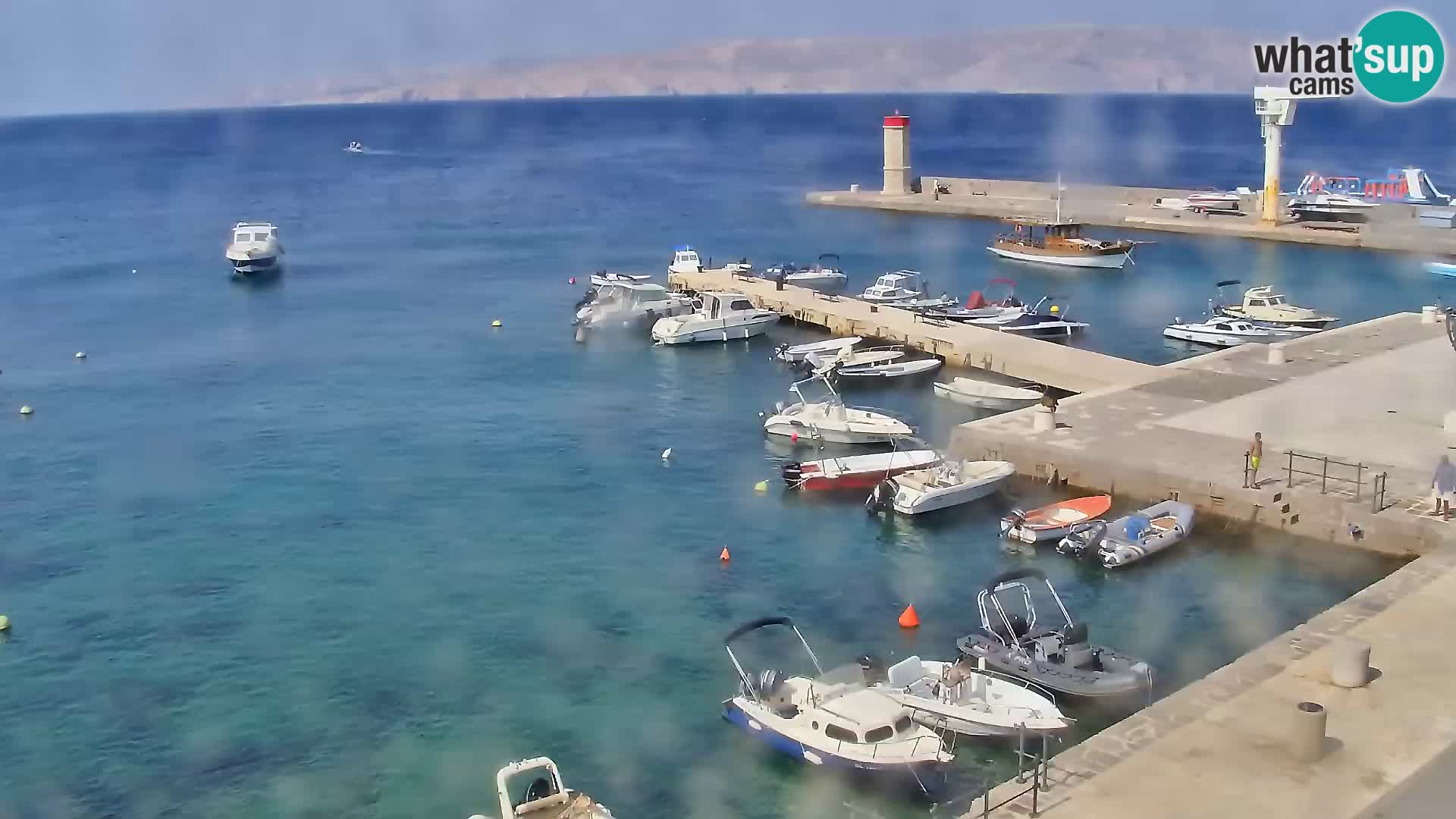 Kamera u živo Senj – Panoramski pogled na senjsku rivu