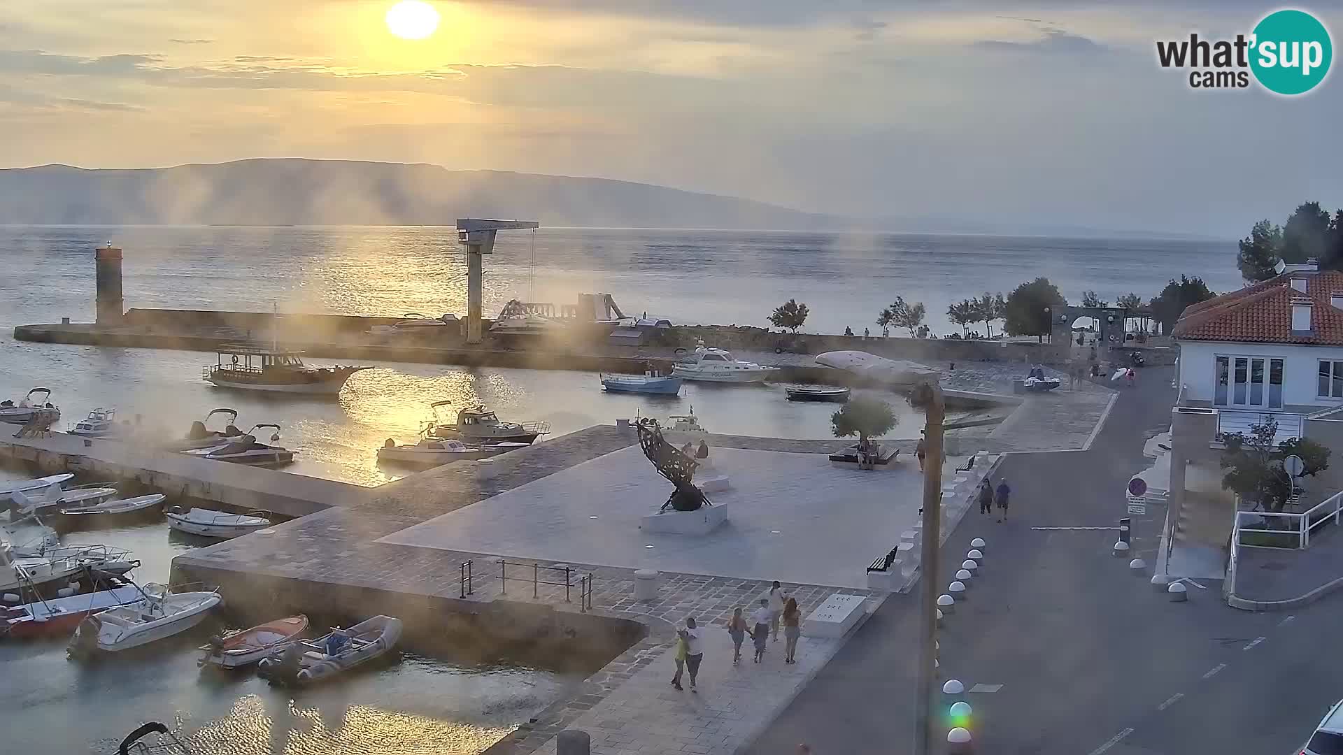 Senj Spletna kamera – pogled na obalo Senja