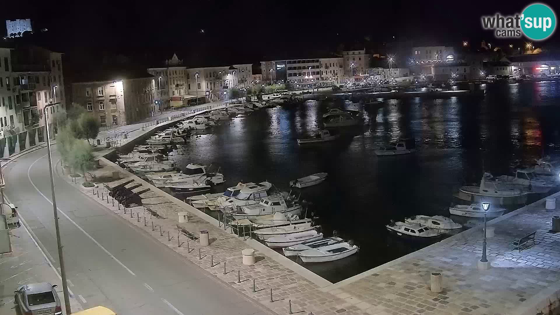 Kamera u živo Senj – Panoramski pogled na senjsku rivu