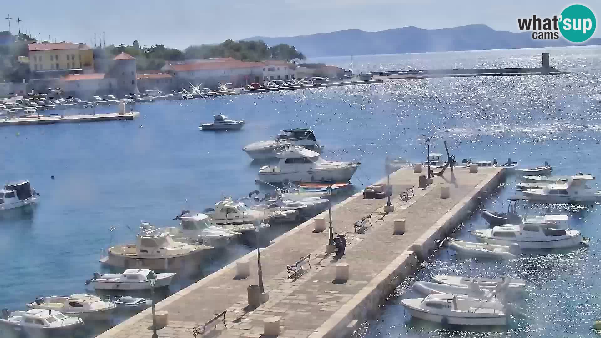 Senj Spletna kamera – pogled na obalo Senja