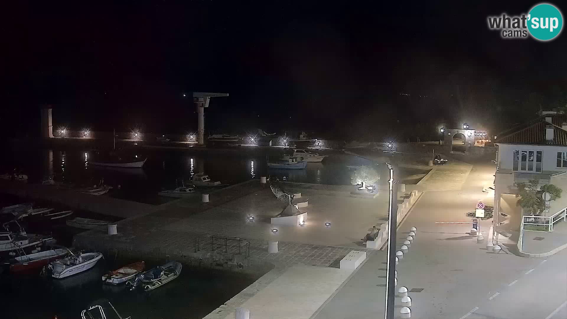 Senj Spletna kamera – pogled na obalo Senja