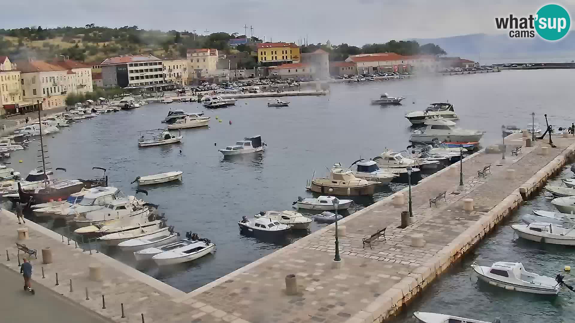 Senj Webcam – Panoramic view of Senj riva