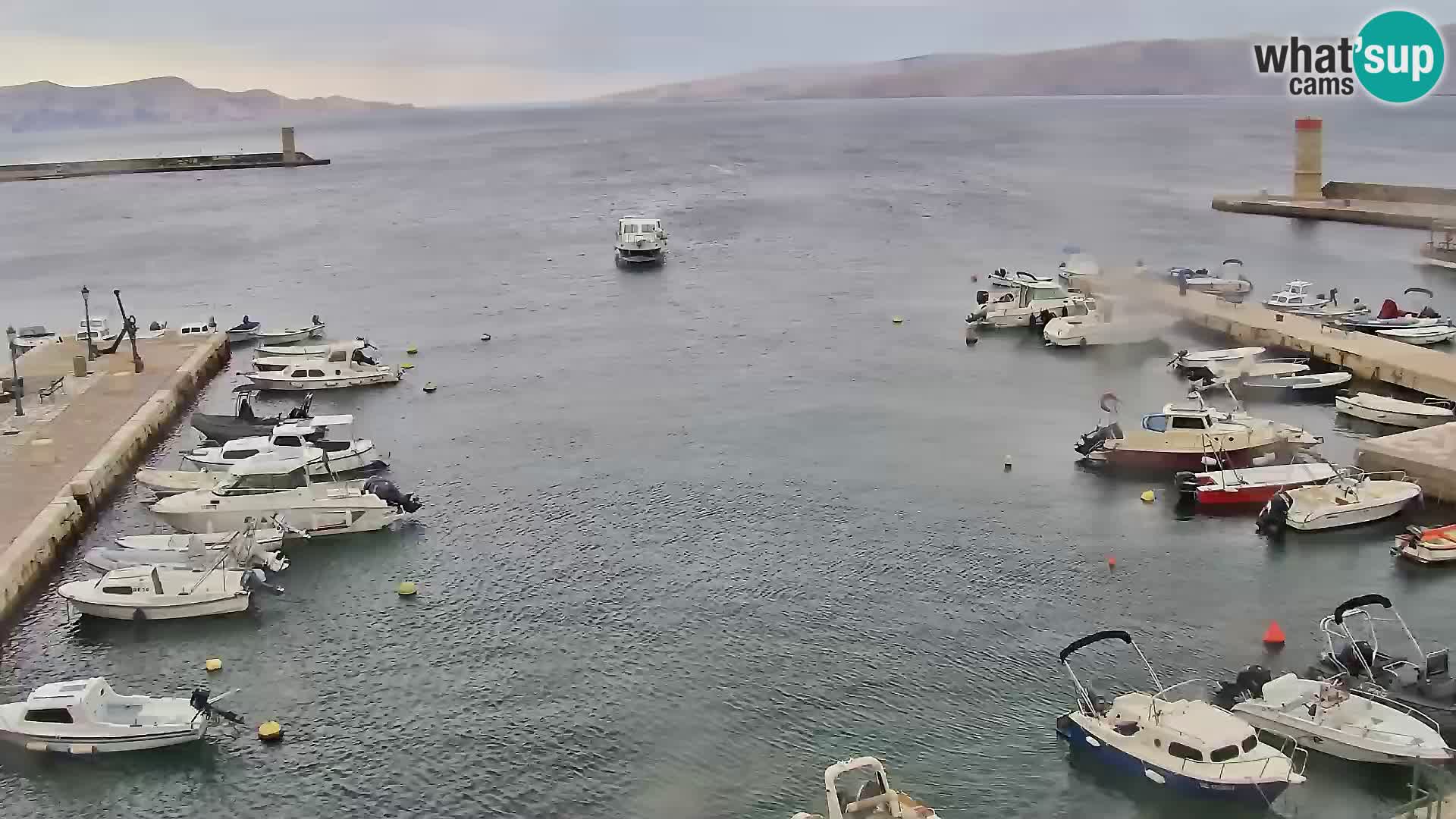 Webcam Segna – Panorama dell’lungomare di Senj