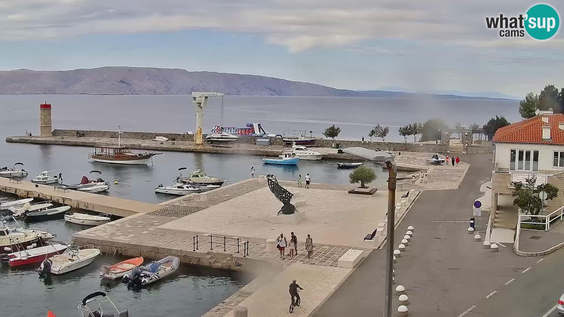 Senj camera en vivo – Vista panorámica de Senj riva