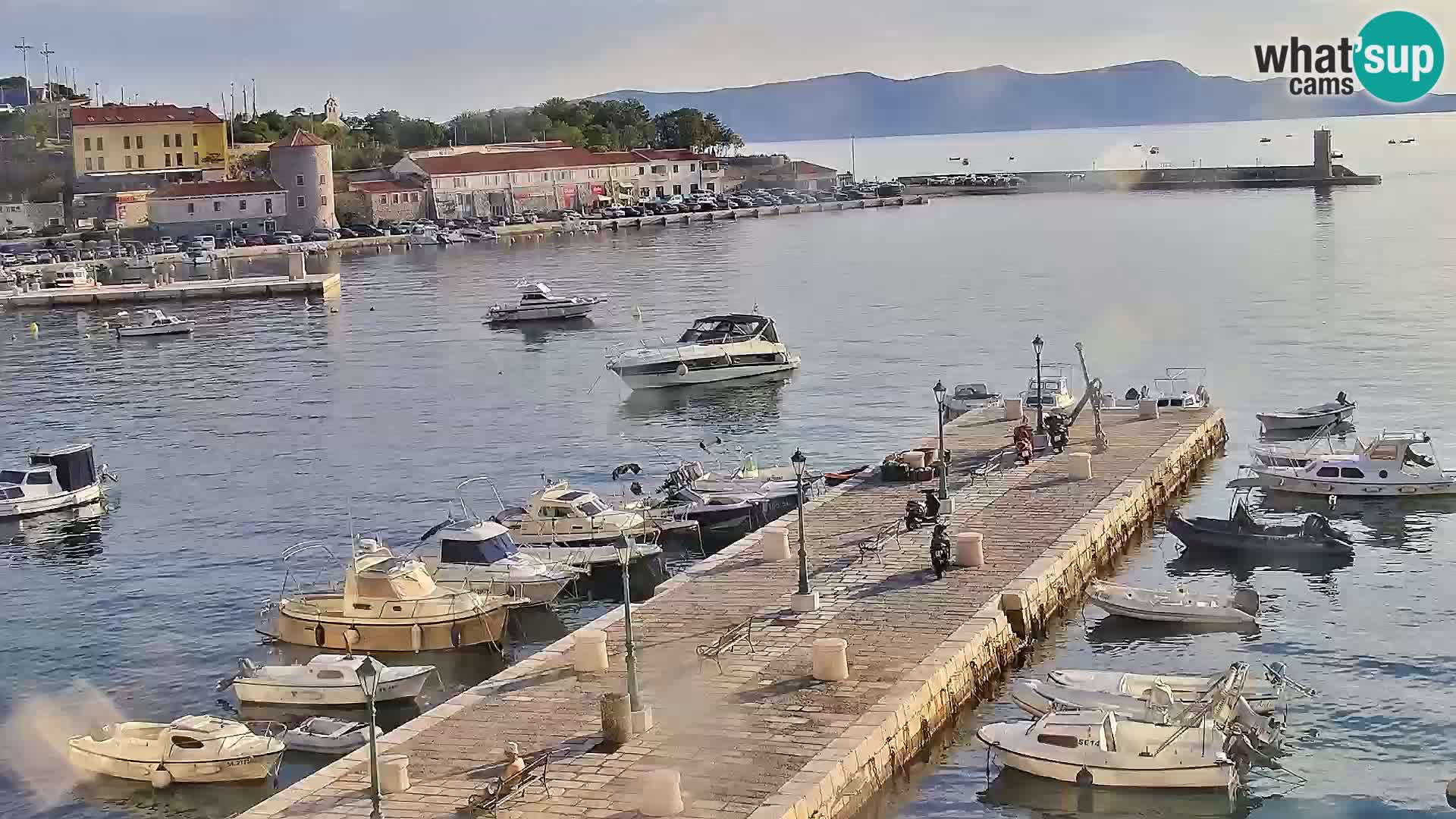 Senj Webcam – Panoramic view of Senj riva