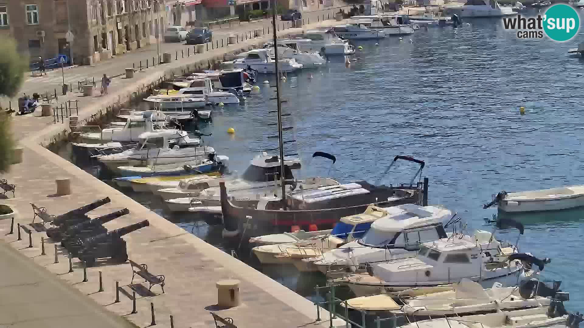Kamera u živo Senj – Panoramski pogled na senjsku rivu