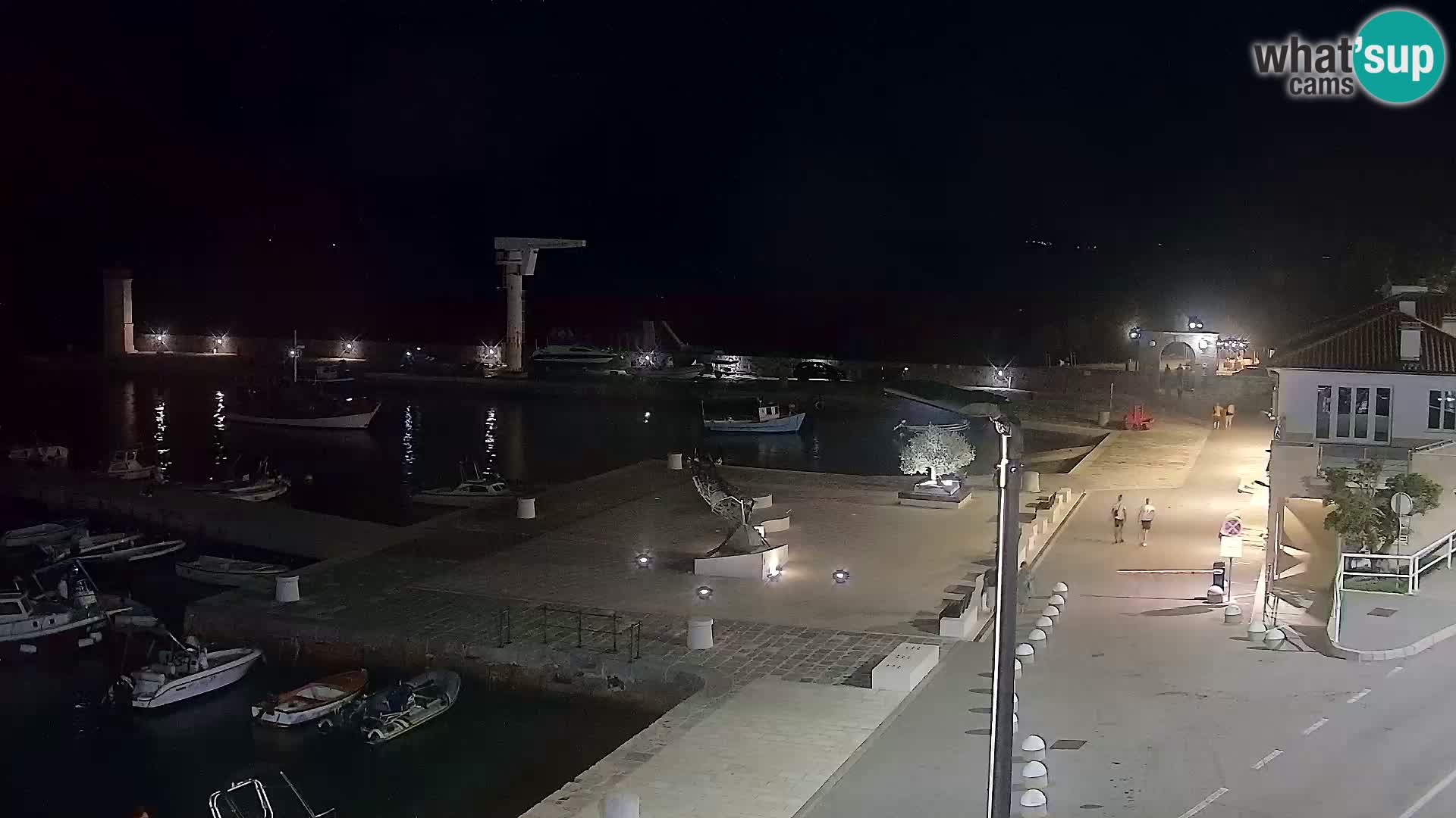 Senj Spletna kamera – pogled na obalo Senja