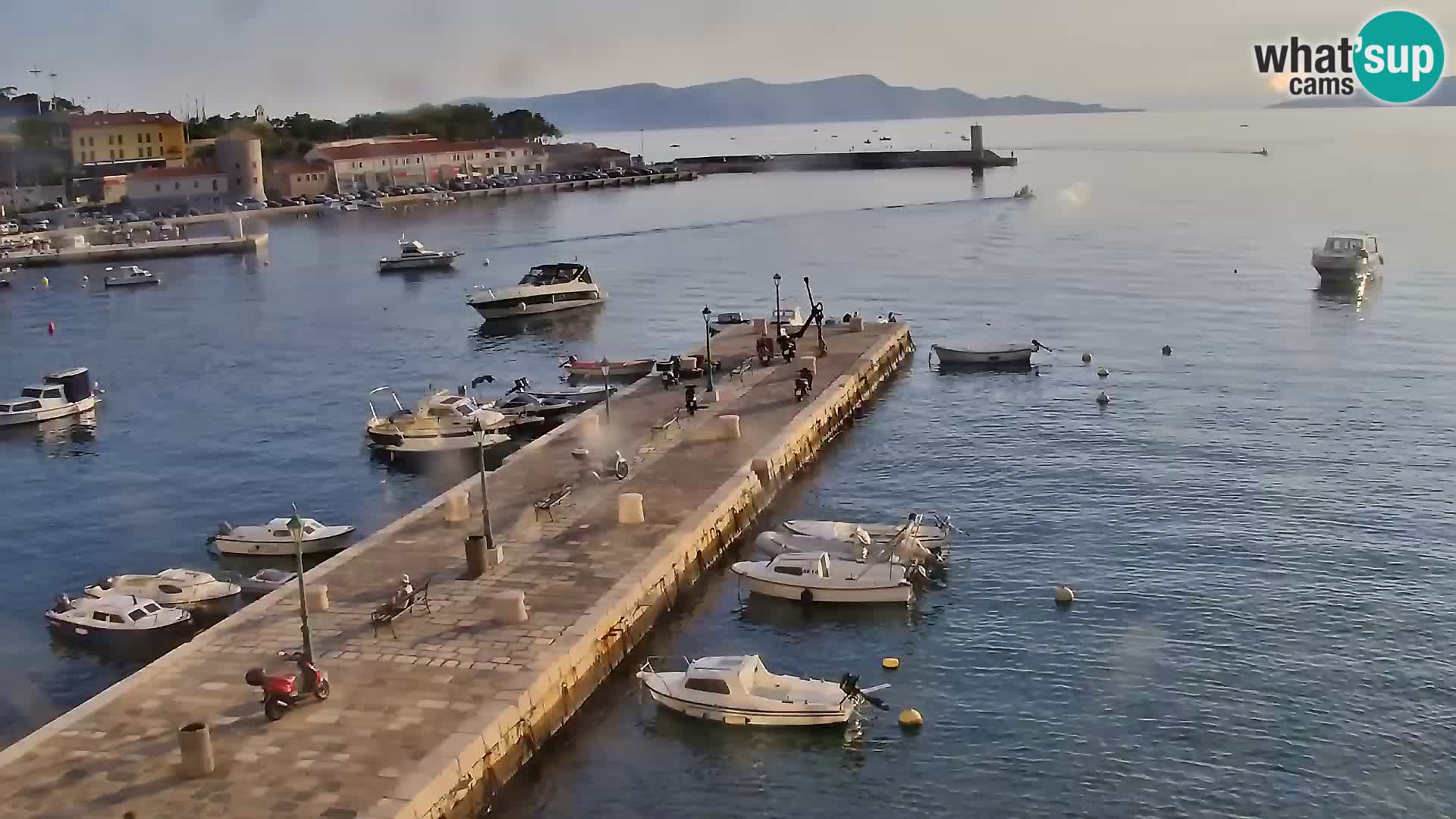 Senj Spletna kamera – pogled na obalo Senja