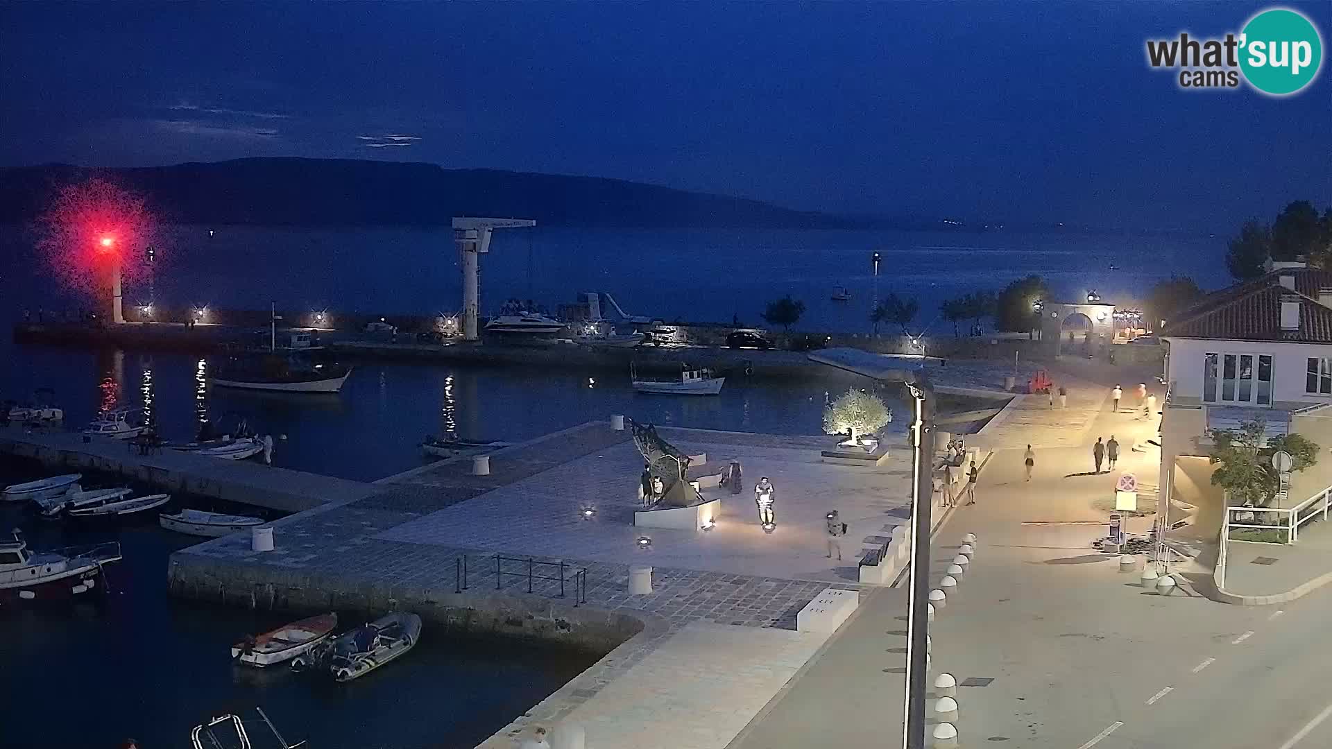 Senj Spletna kamera – pogled na obalo Senja