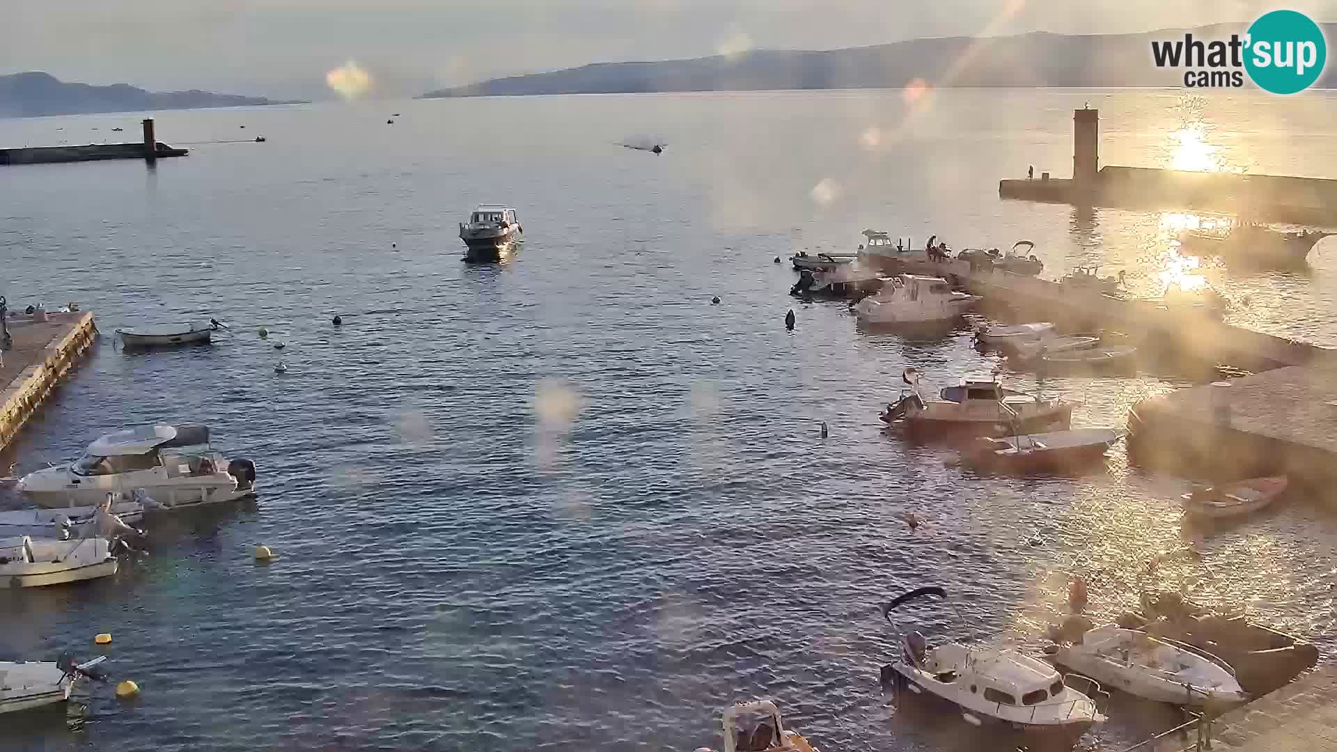 Kamera u živo Senj – Panoramski pogled na senjsku rivu