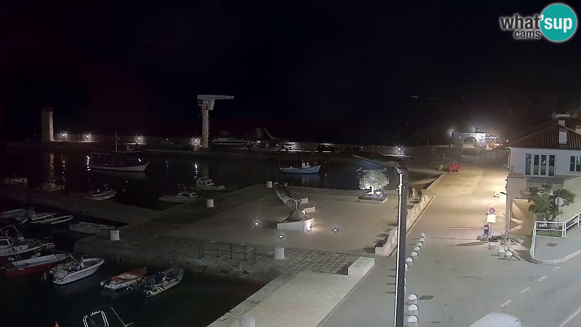 Webcam Segna – Panorama dell’lungomare di Senj