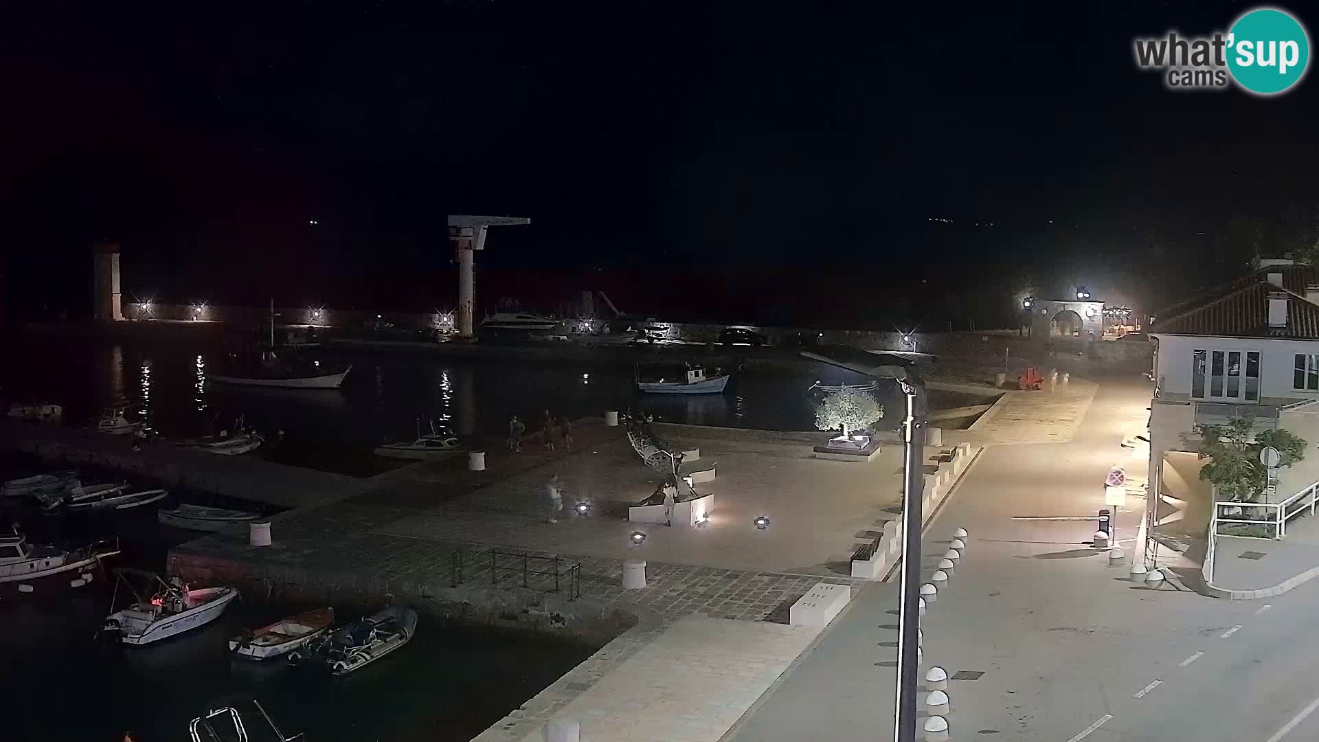 Webcam Segna – Panorama dell’lungomare di Senj