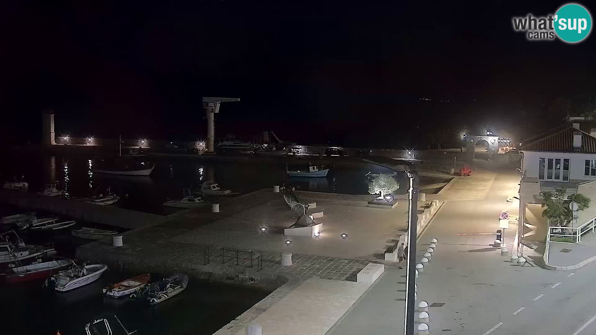 Senj Spletna kamera – pogled na obalo Senja