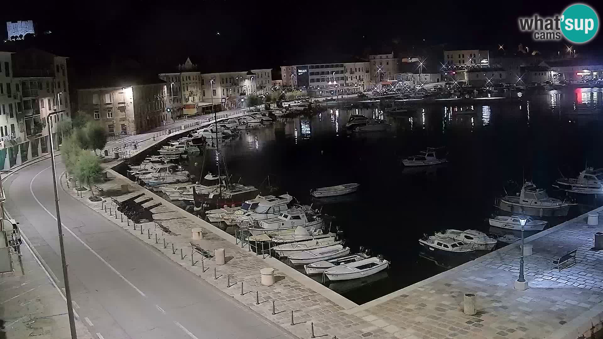 Senj Spletna kamera – pogled na obalo Senja