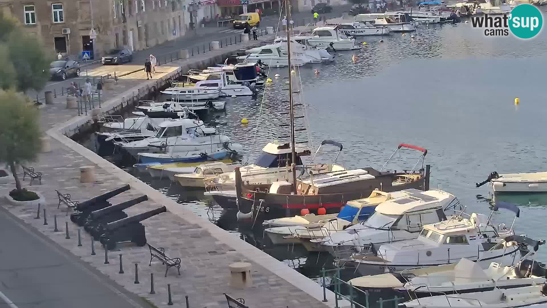 Kamera u živo Senj – Panoramski pogled na senjsku rivu