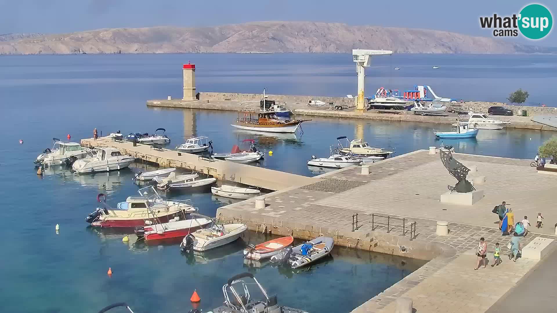Senj camera en vivo – Vista panorámica de Senj riva