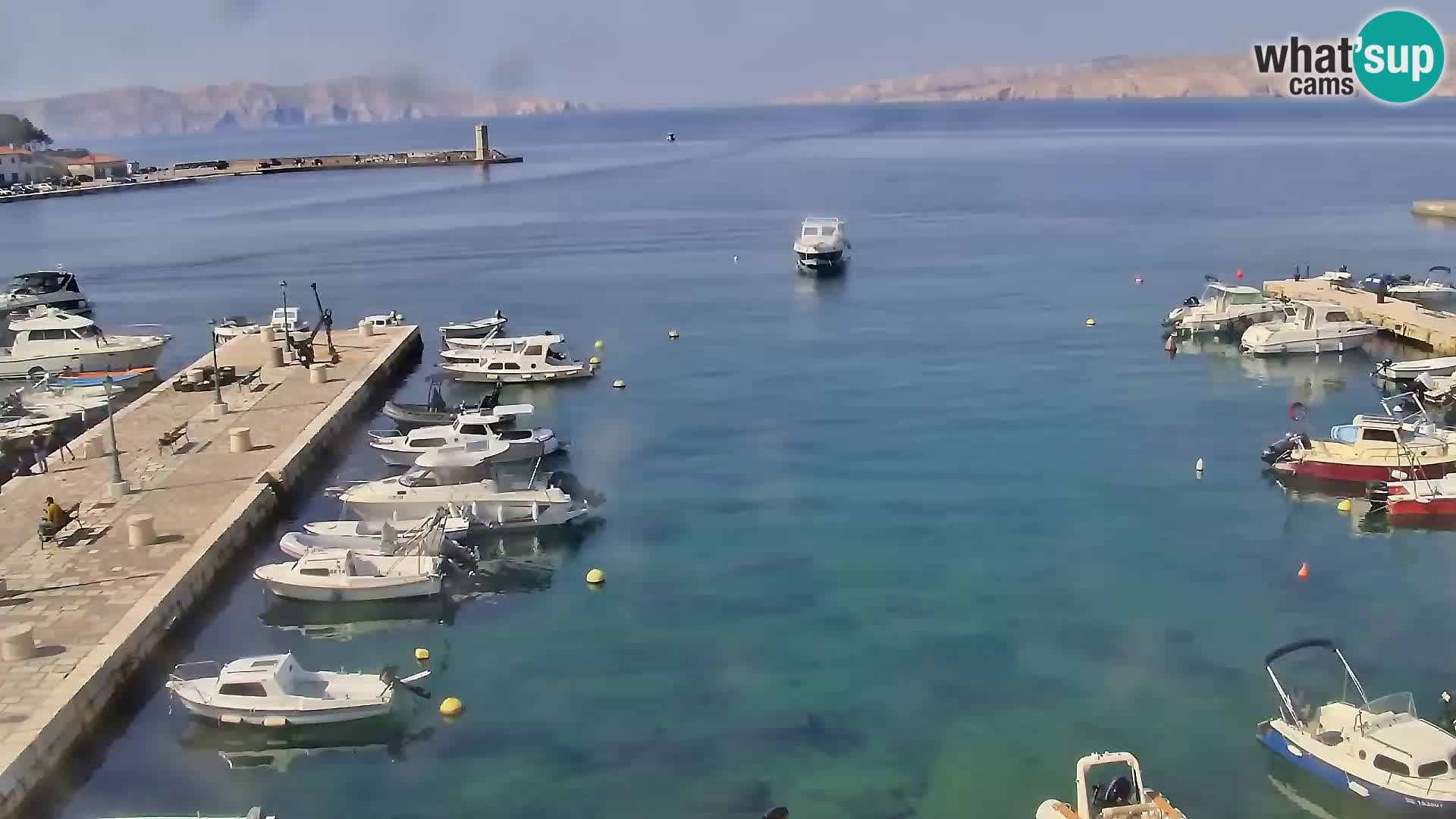 Kamera u živo Senj – Panoramski pogled na senjsku rivu