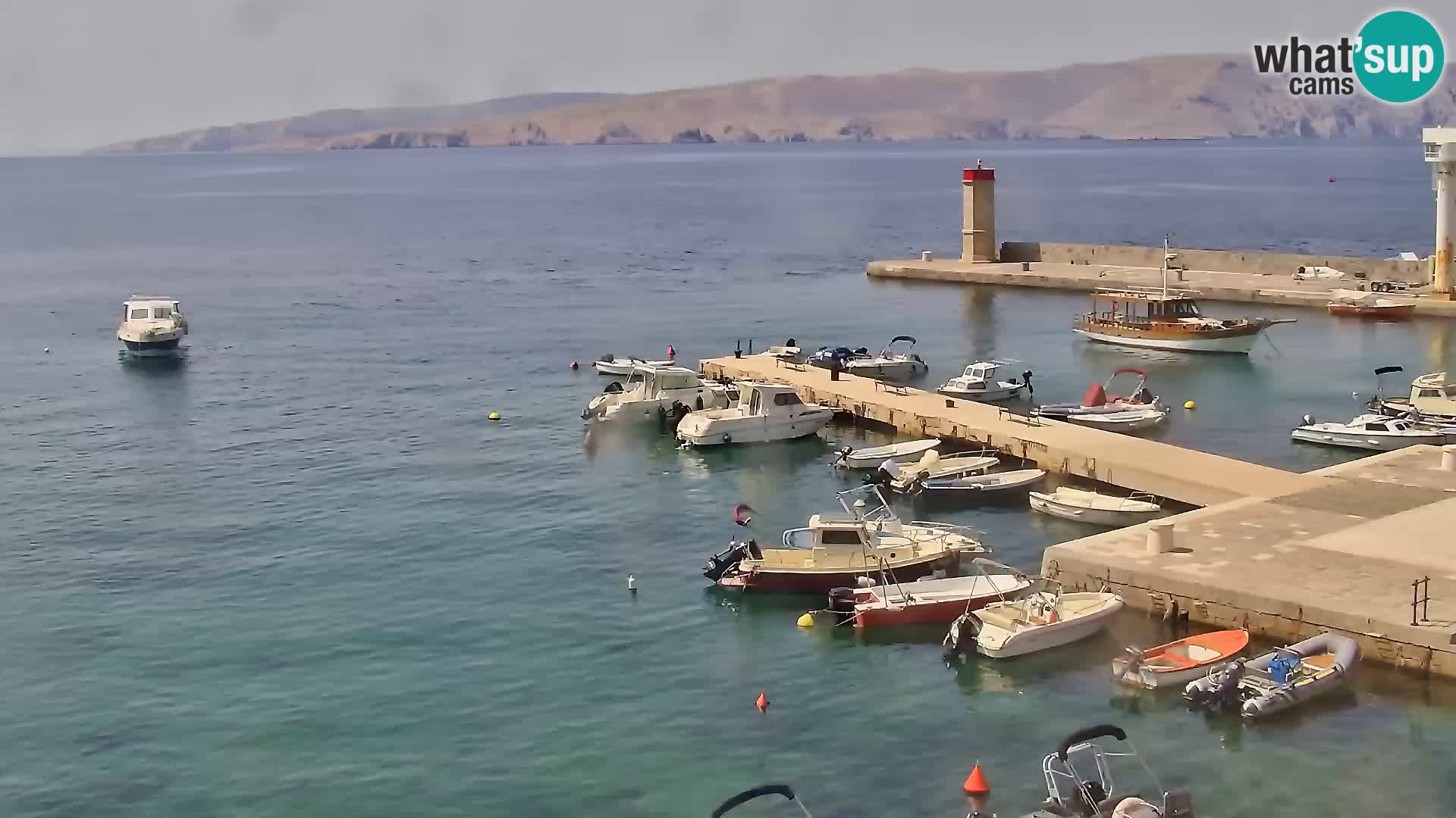 Kamera u živo Senj – Panoramski pogled na senjsku rivu