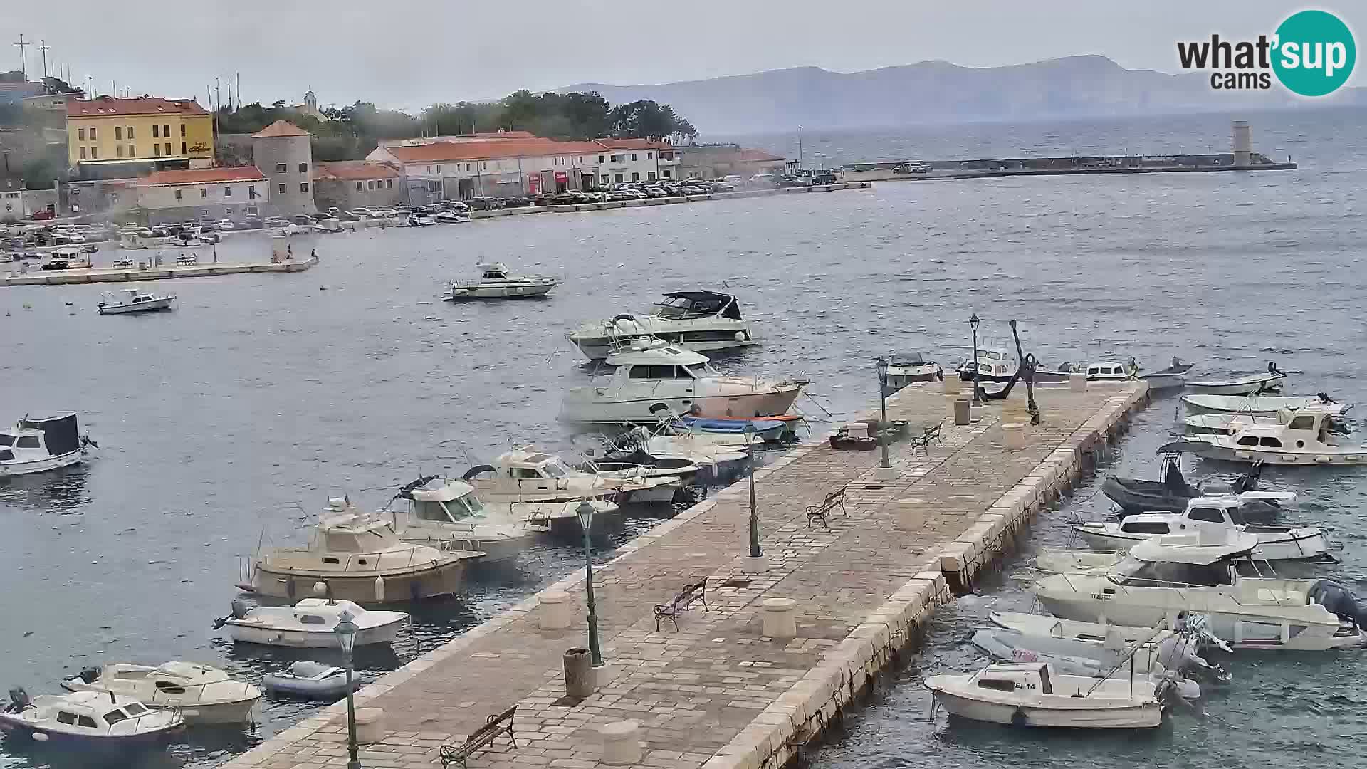 Senj Webcam – Panoramic view of Senj riva