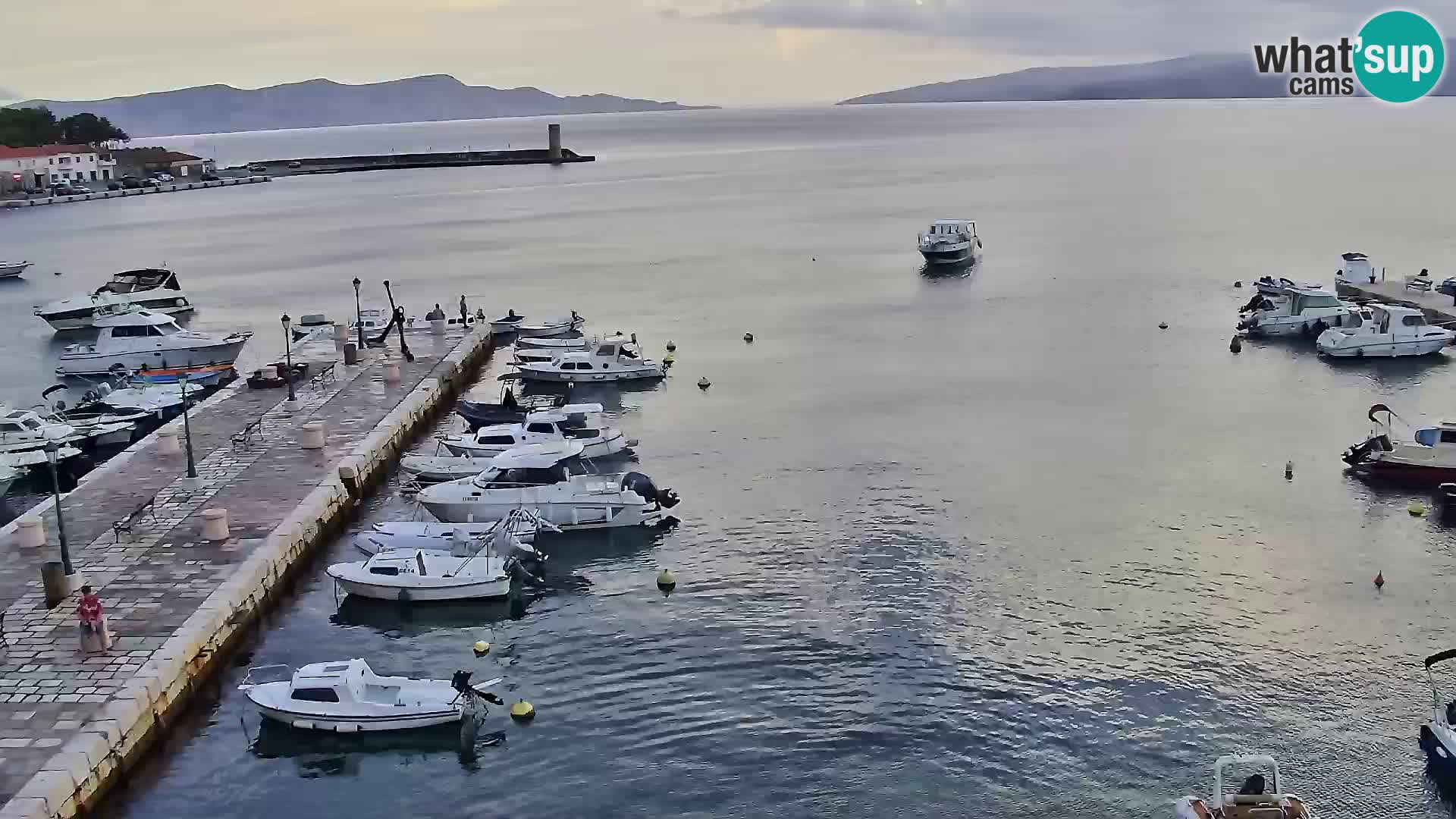 Webcam Segna – Panorama dell’lungomare di Senj