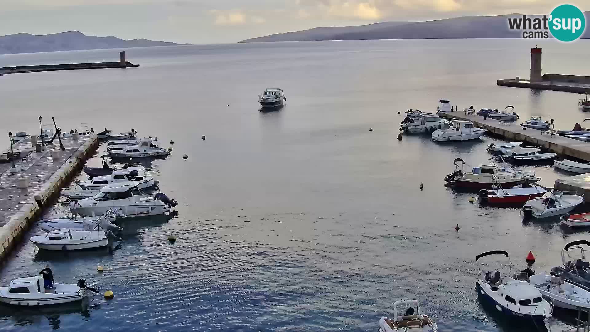 Webcam Segna – Panorama dell’lungomare di Senj