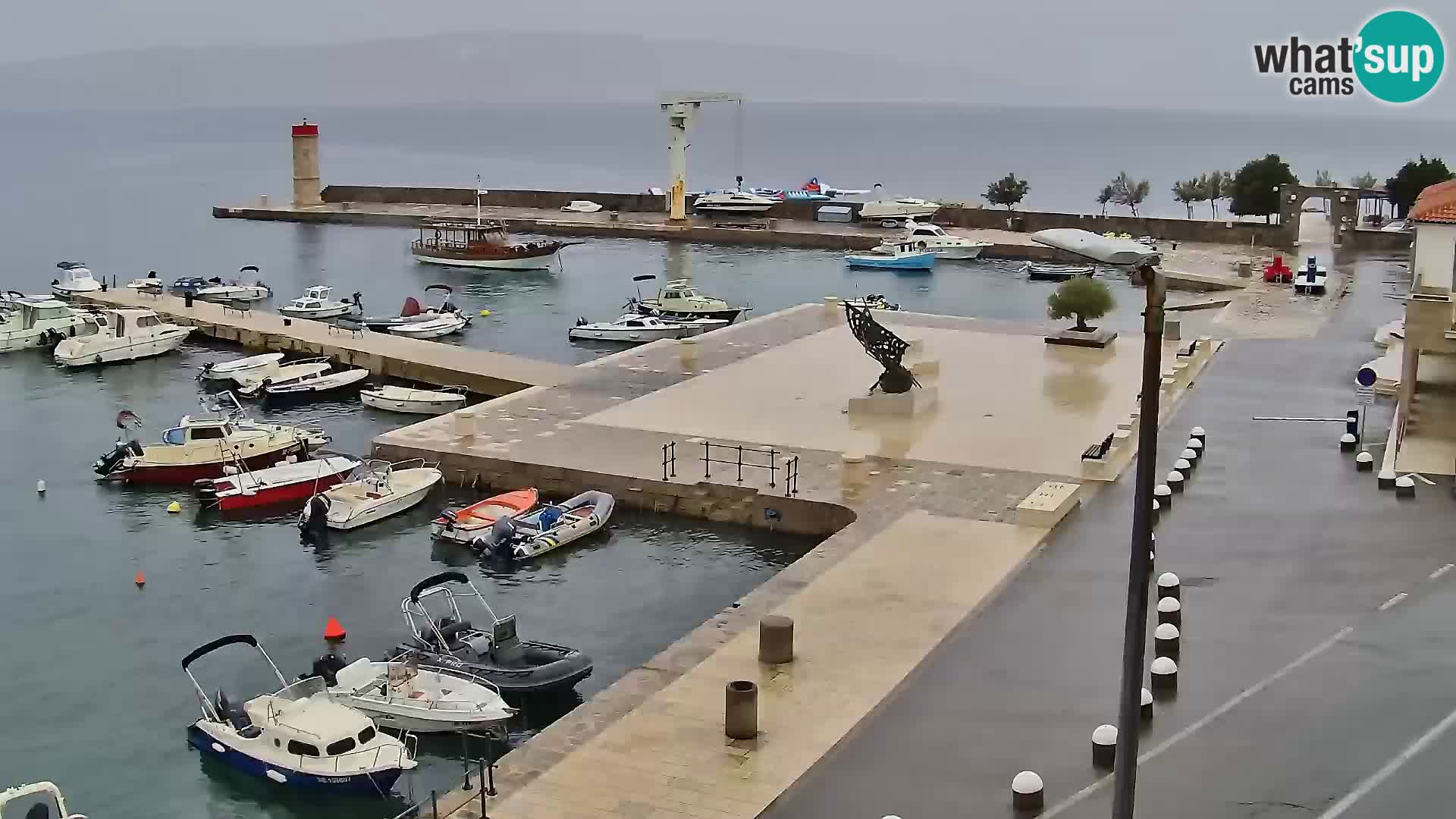 Webcam Segna – Panorama dell’lungomare di Senj