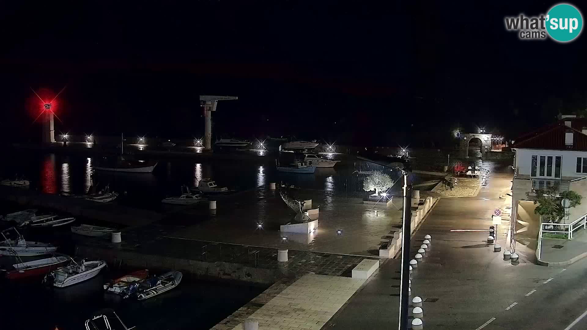 Kamera u živo Senj – Panoramski pogled na senjsku rivu