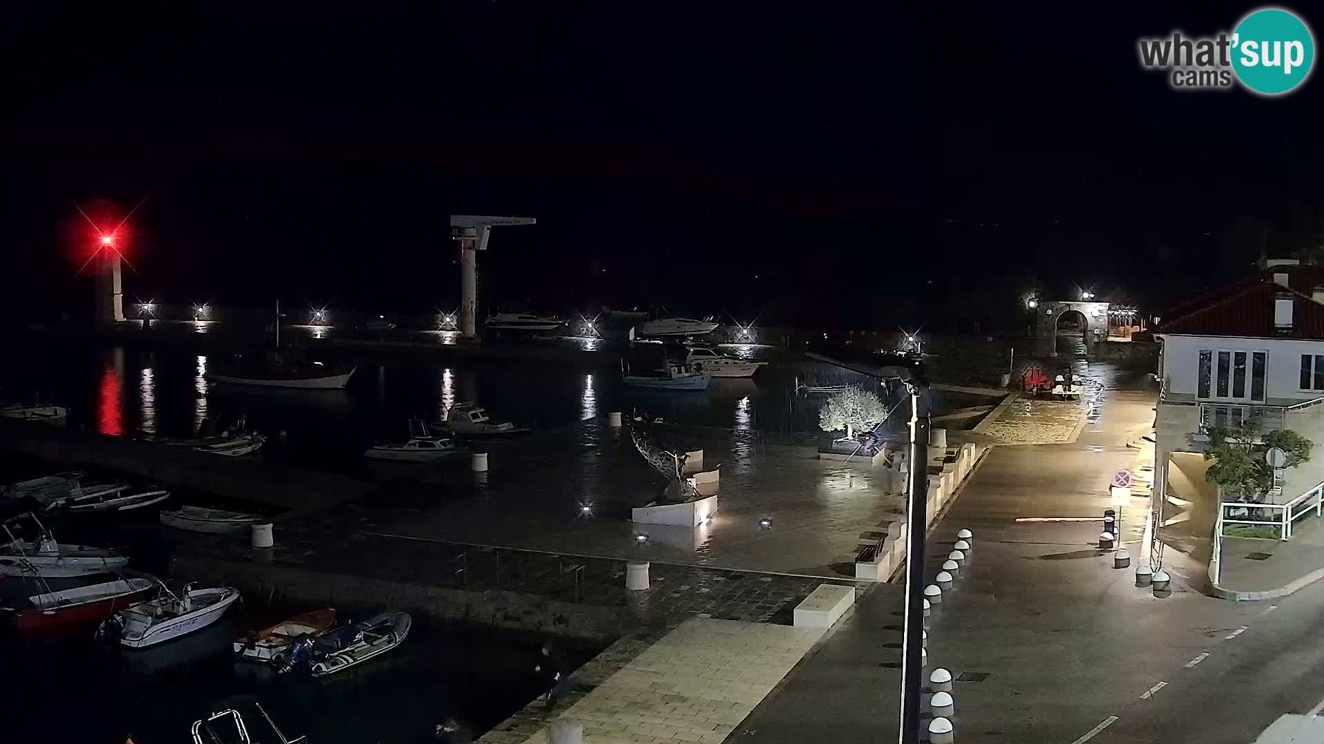 Senj camera en vivo – Vista panorámica de Senj riva