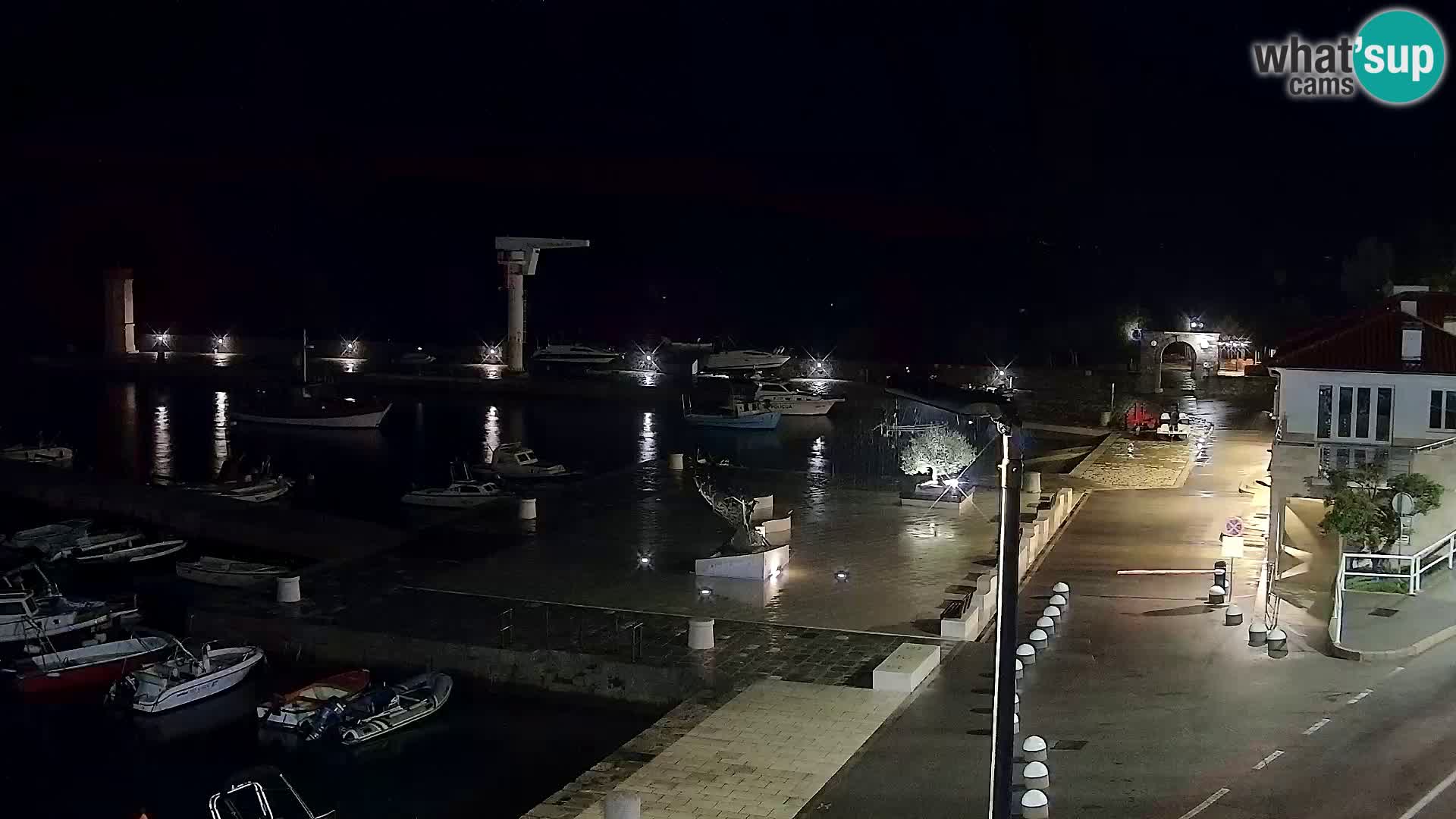 Senj camera en vivo – Vista panorámica de Senj riva