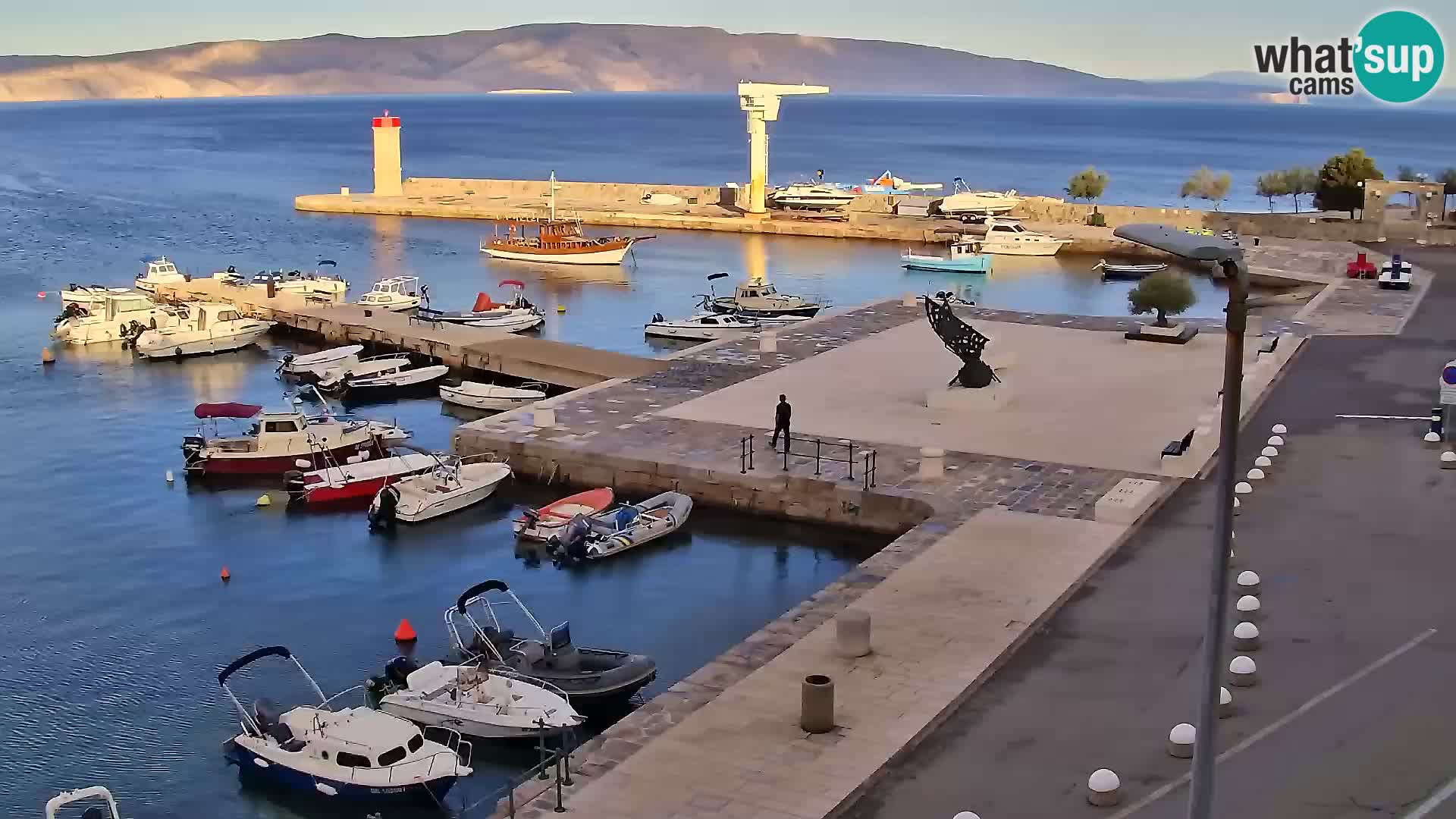Webcam Segna – Panorama dell’lungomare di Senj
