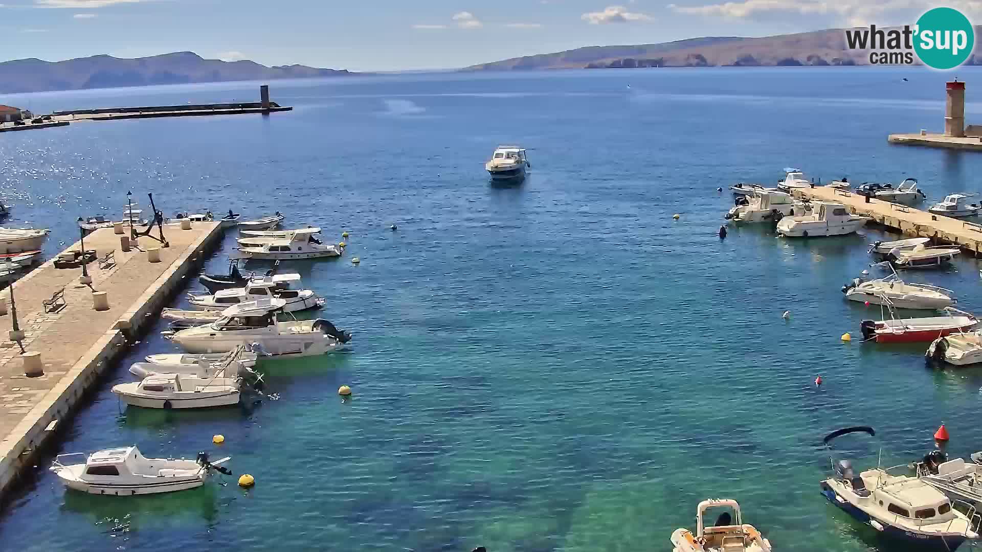 Senj Spletna kamera – pogled na obalo Senja