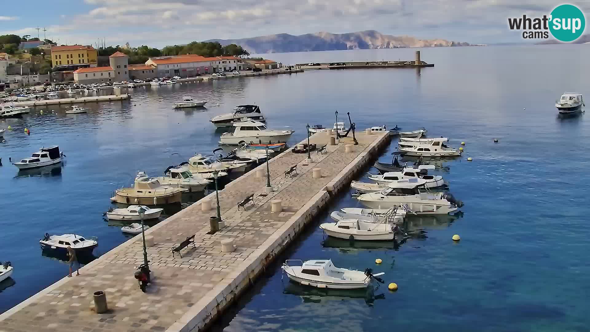 Webcam Segna – Panorama dell’lungomare di Senj