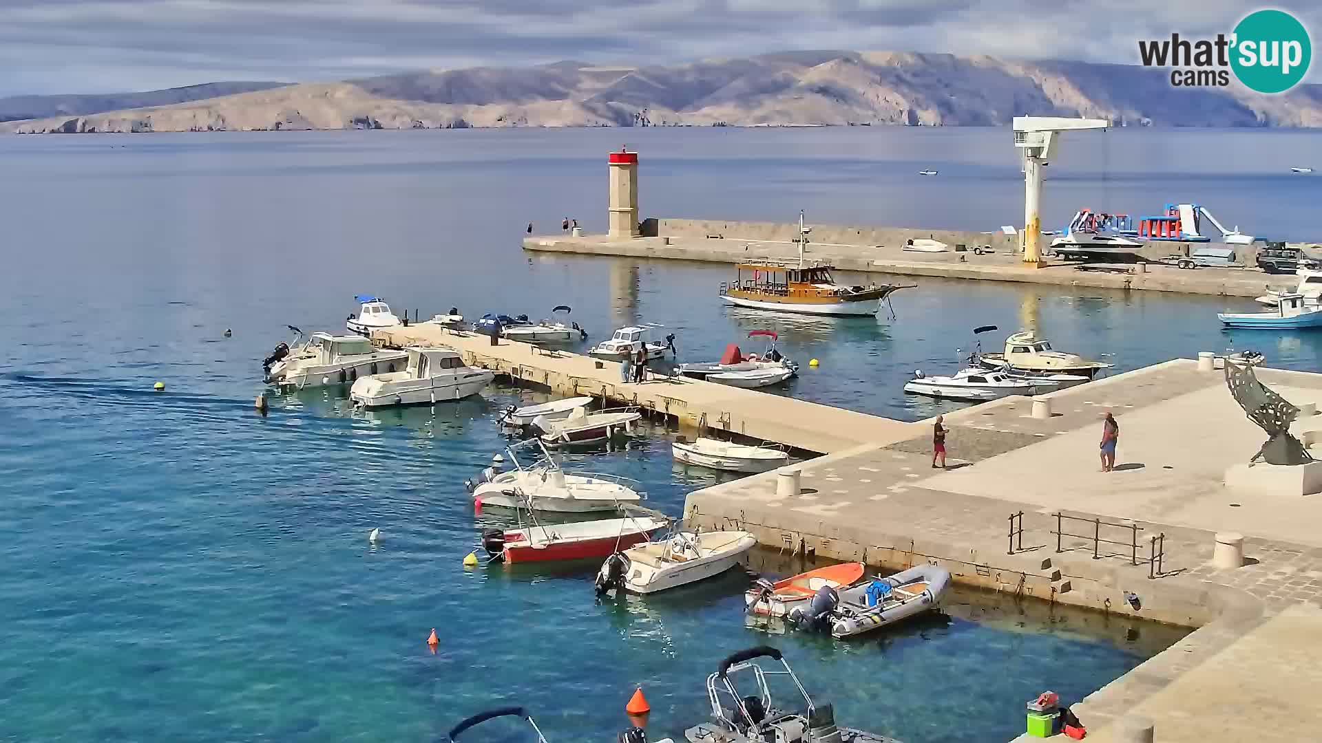 Kamera u živo Senj – Panoramski pogled na senjsku rivu