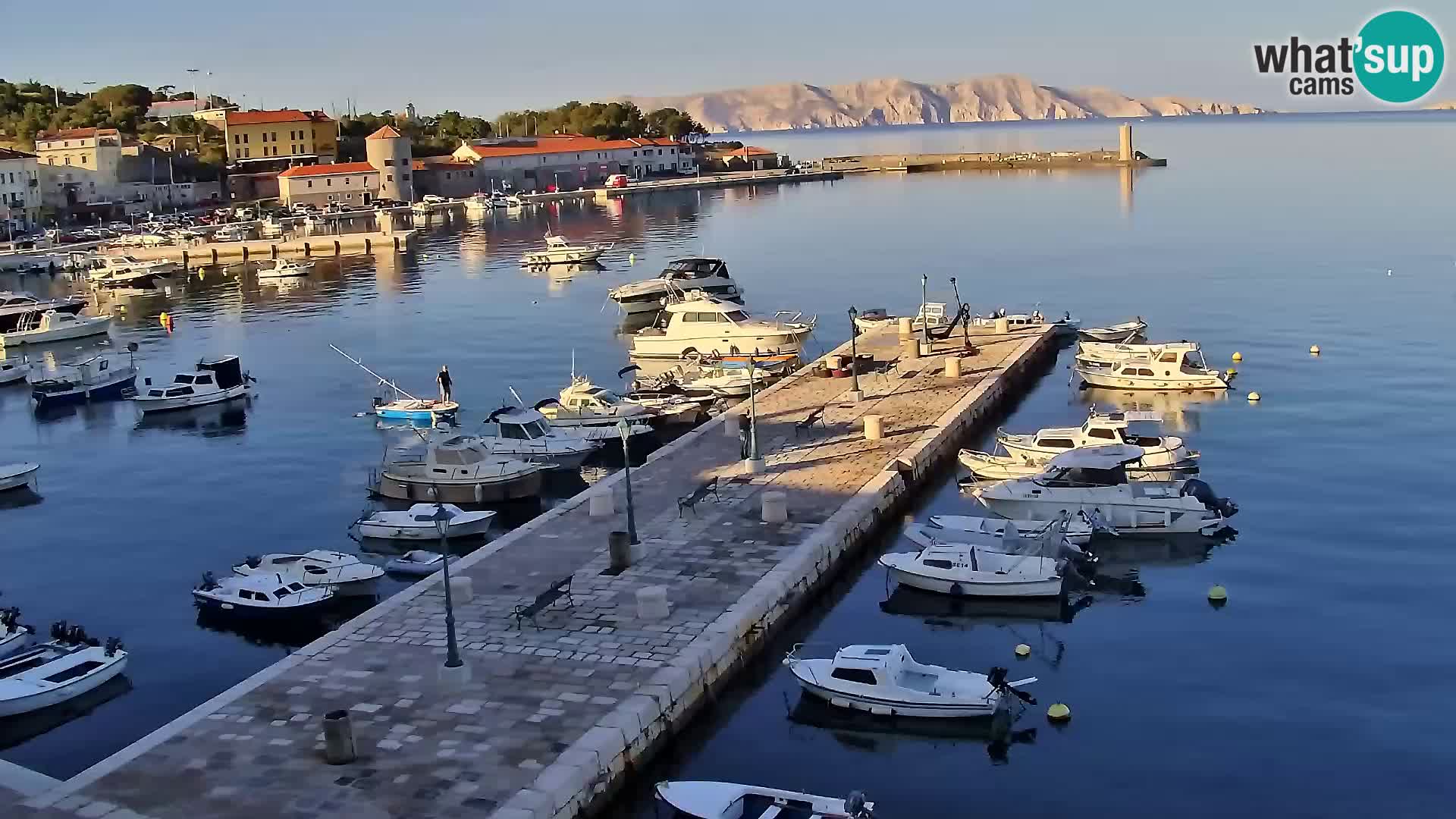 Senj camera en vivo – Vista panorámica de Senj riva