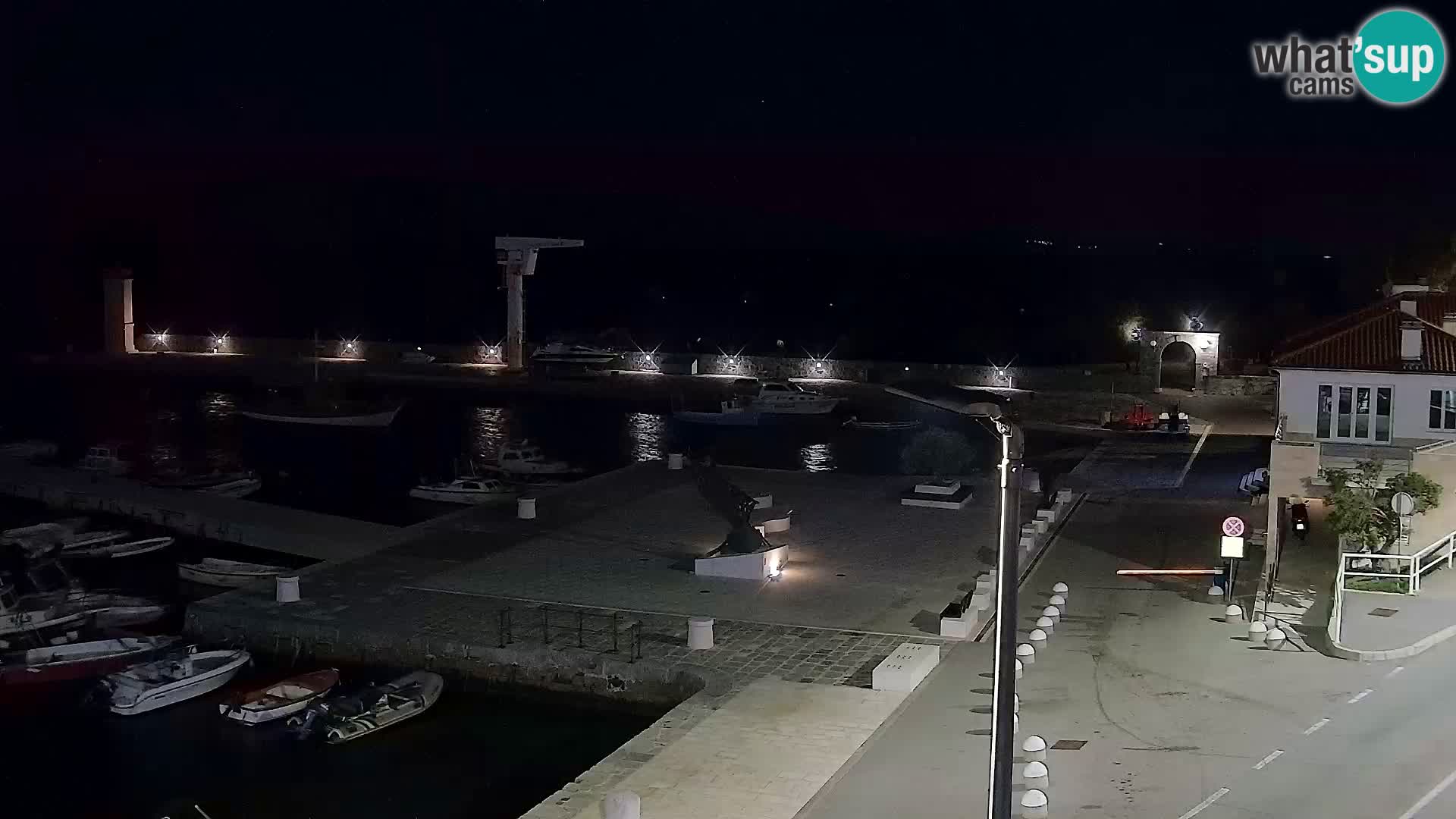 Senj Webcam – Panoramic view of Senj riva