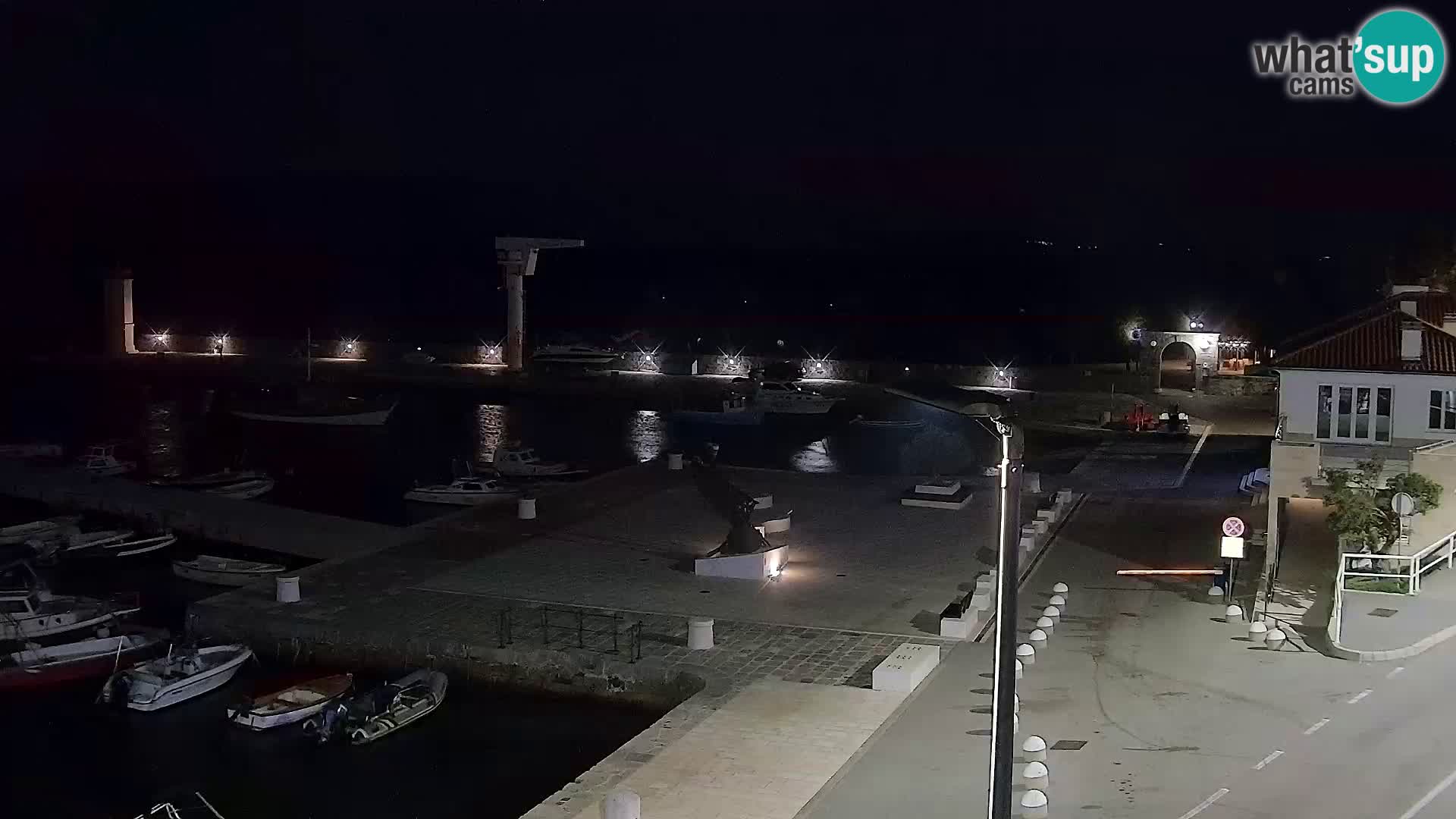Senj Spletna kamera – pogled na obalo Senja