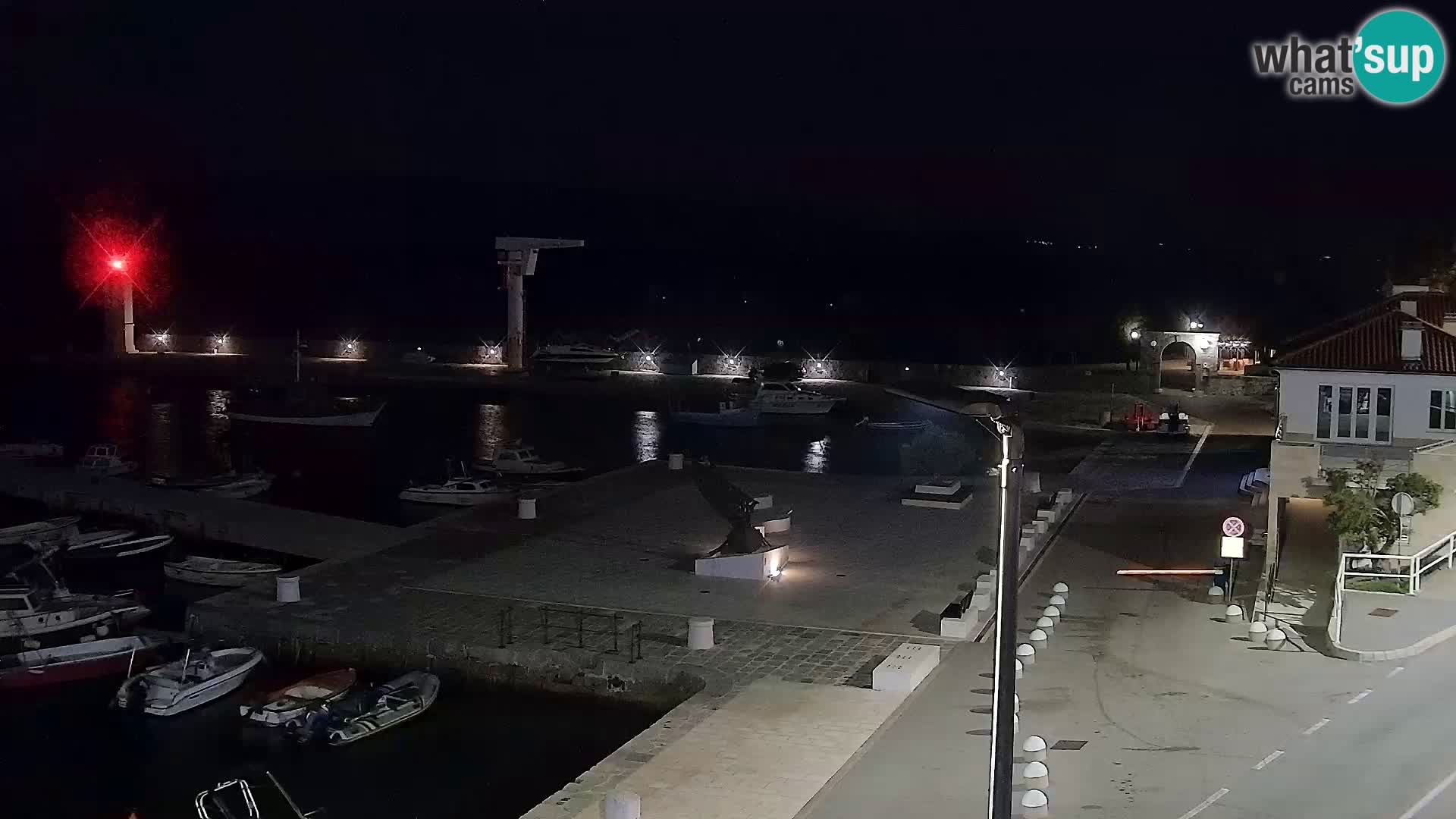 Senj Webcam – Panoramic view of Senj riva