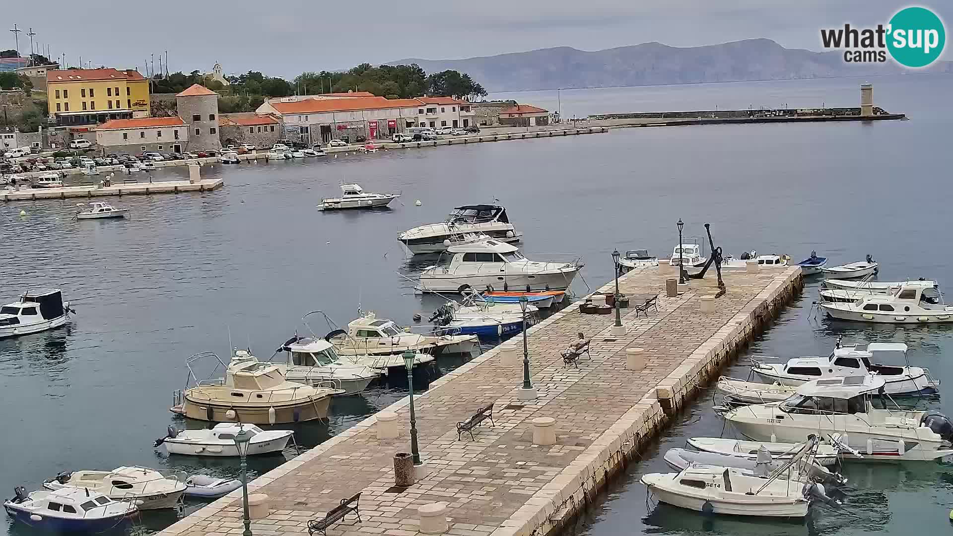 Senj Webcam – Panoramic view of Senj riva