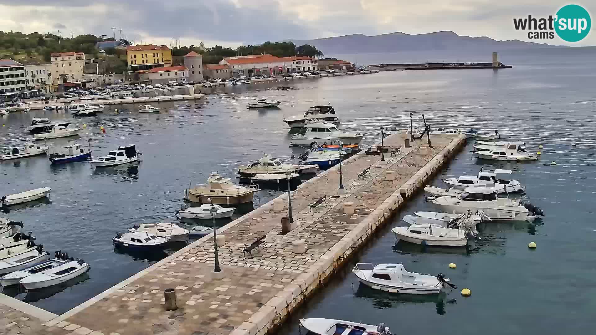 Senj Spletna kamera – pogled na obalo Senja
